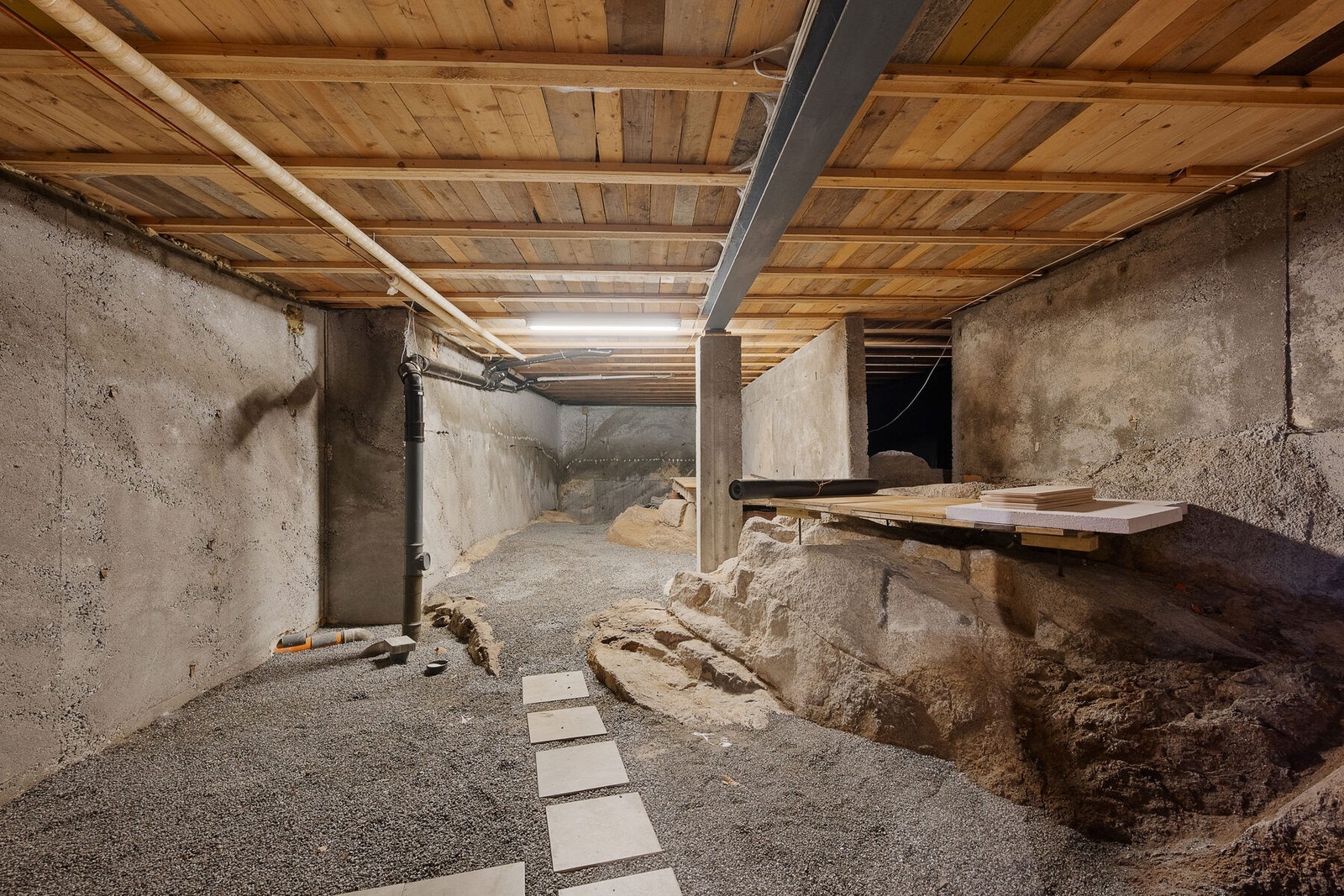 Kjellerrom. Galleribilde