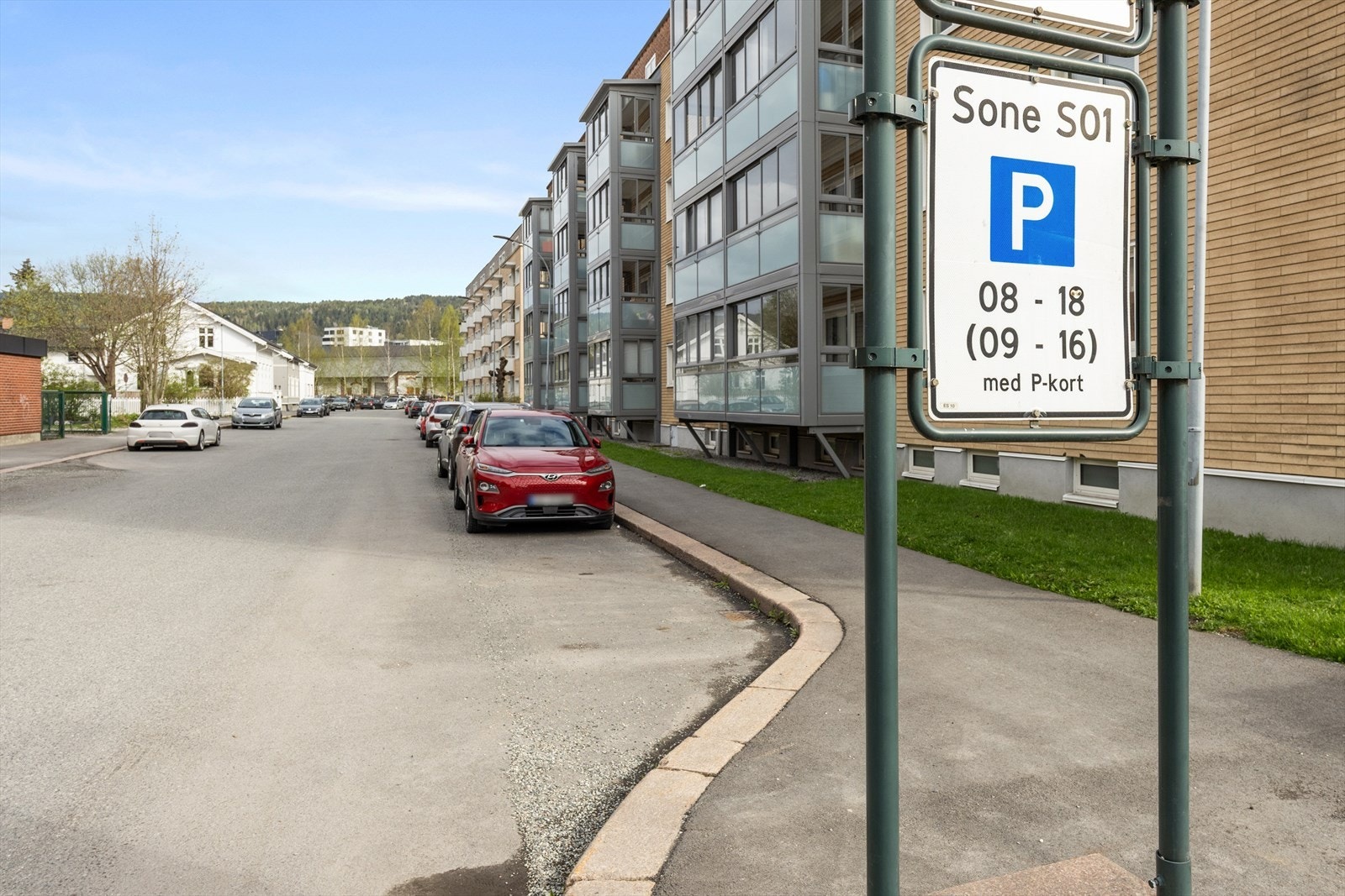 Mulighet for boligsoneparkering i området Galleribilde