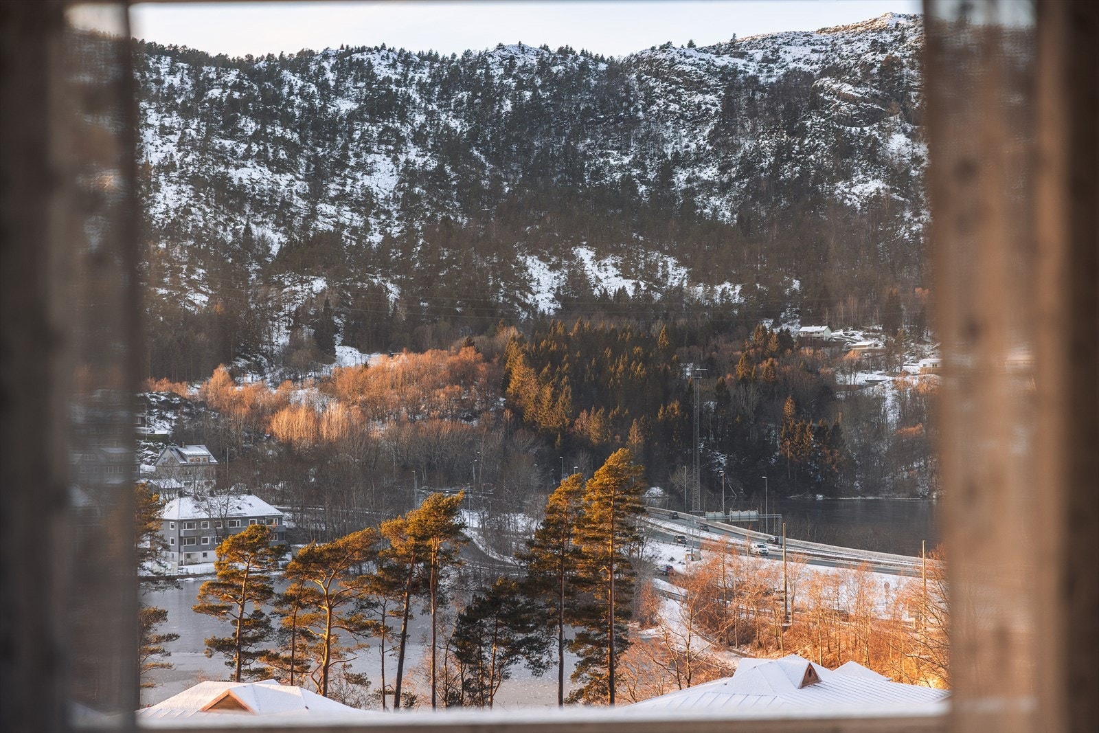 Utsikt mot vest Galleribilde