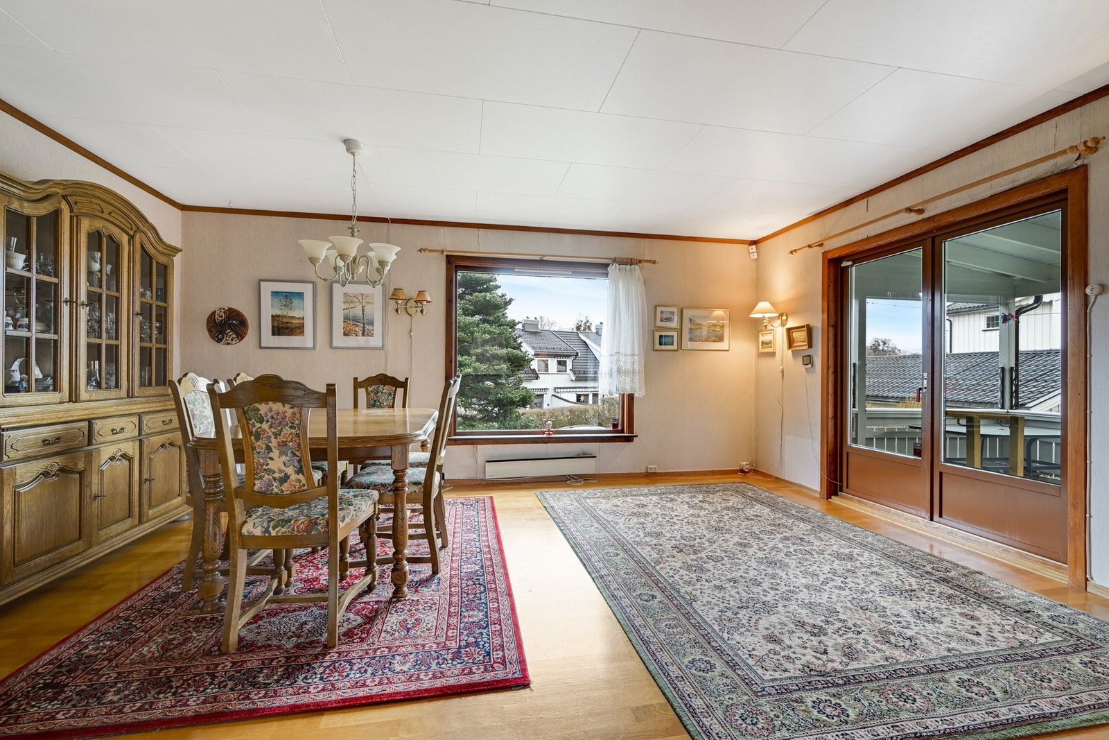 I stuen er det montert en varmepumpe Galleribilde