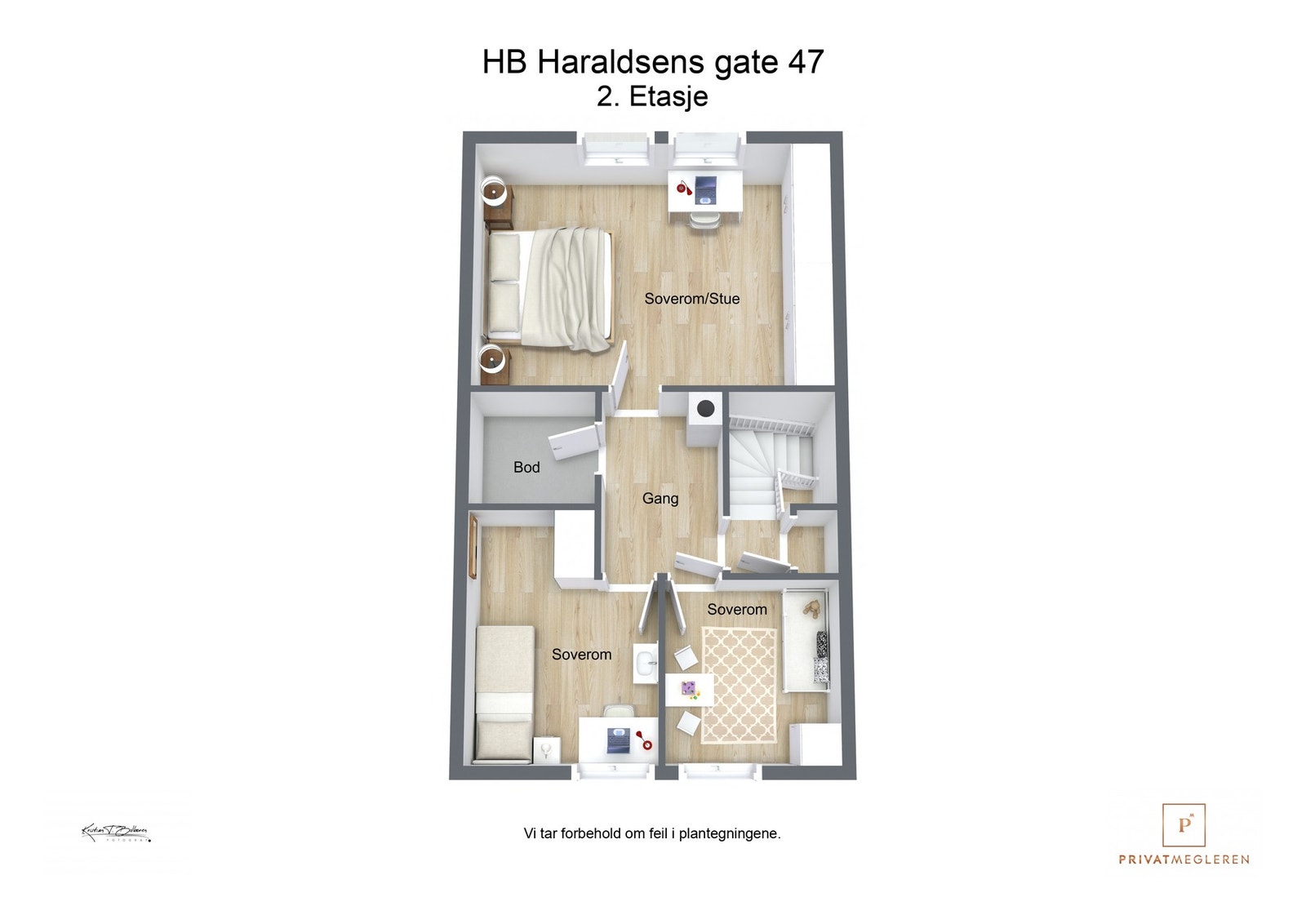 Plantegning 2. etasje Galleribilde