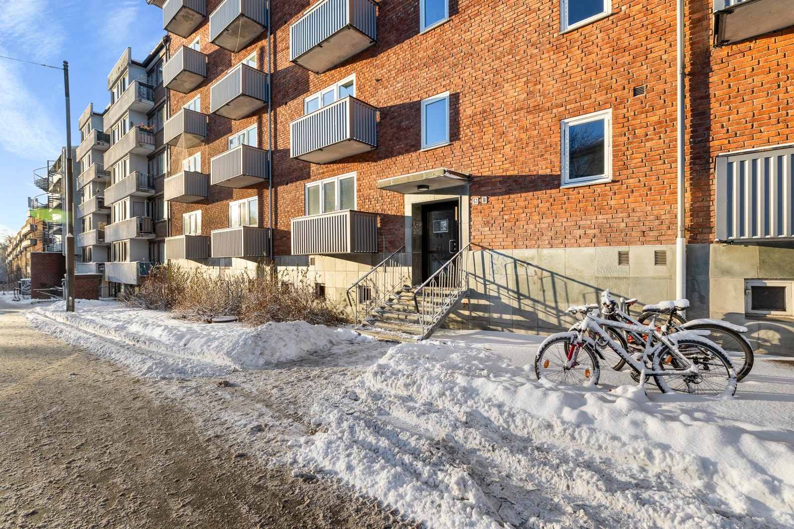 Andelene har tilgang til felles vaskeri. Galleribilde