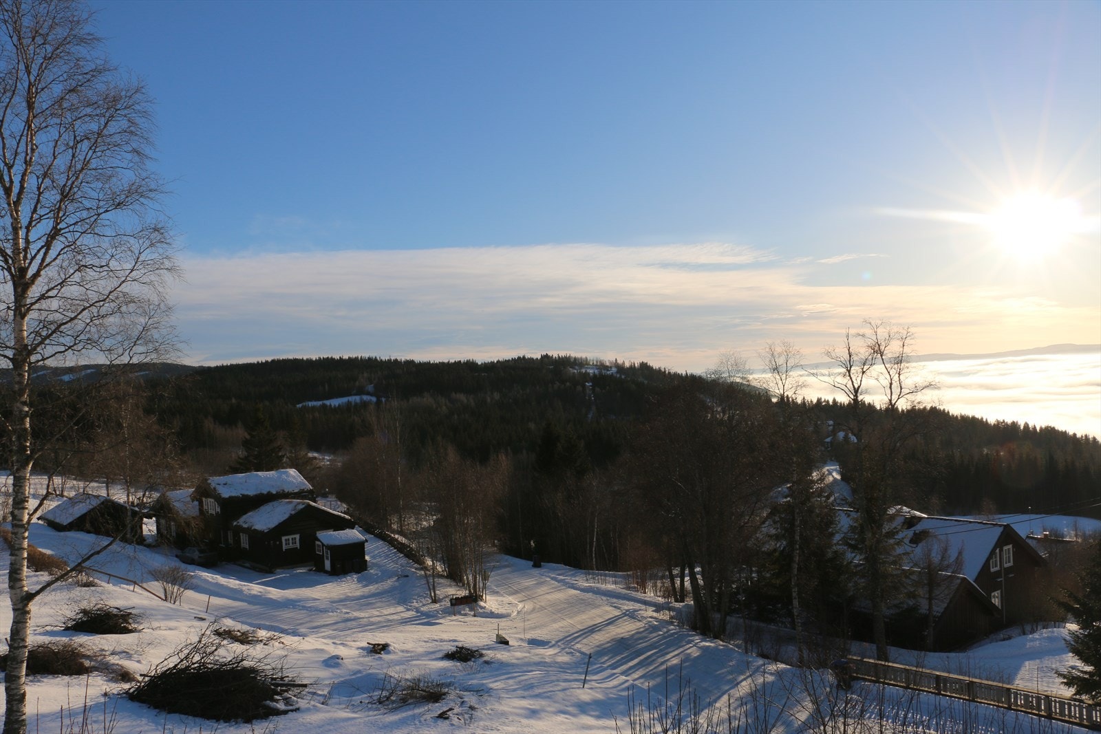 Flott utsikt Galleribilde