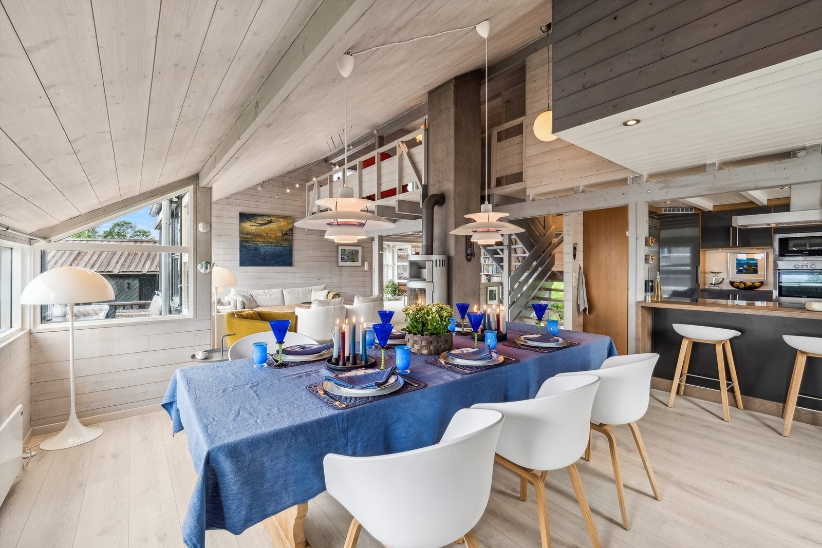 Her kan man samle familie og venner til hyggelige sammenkomster. Galleribilde