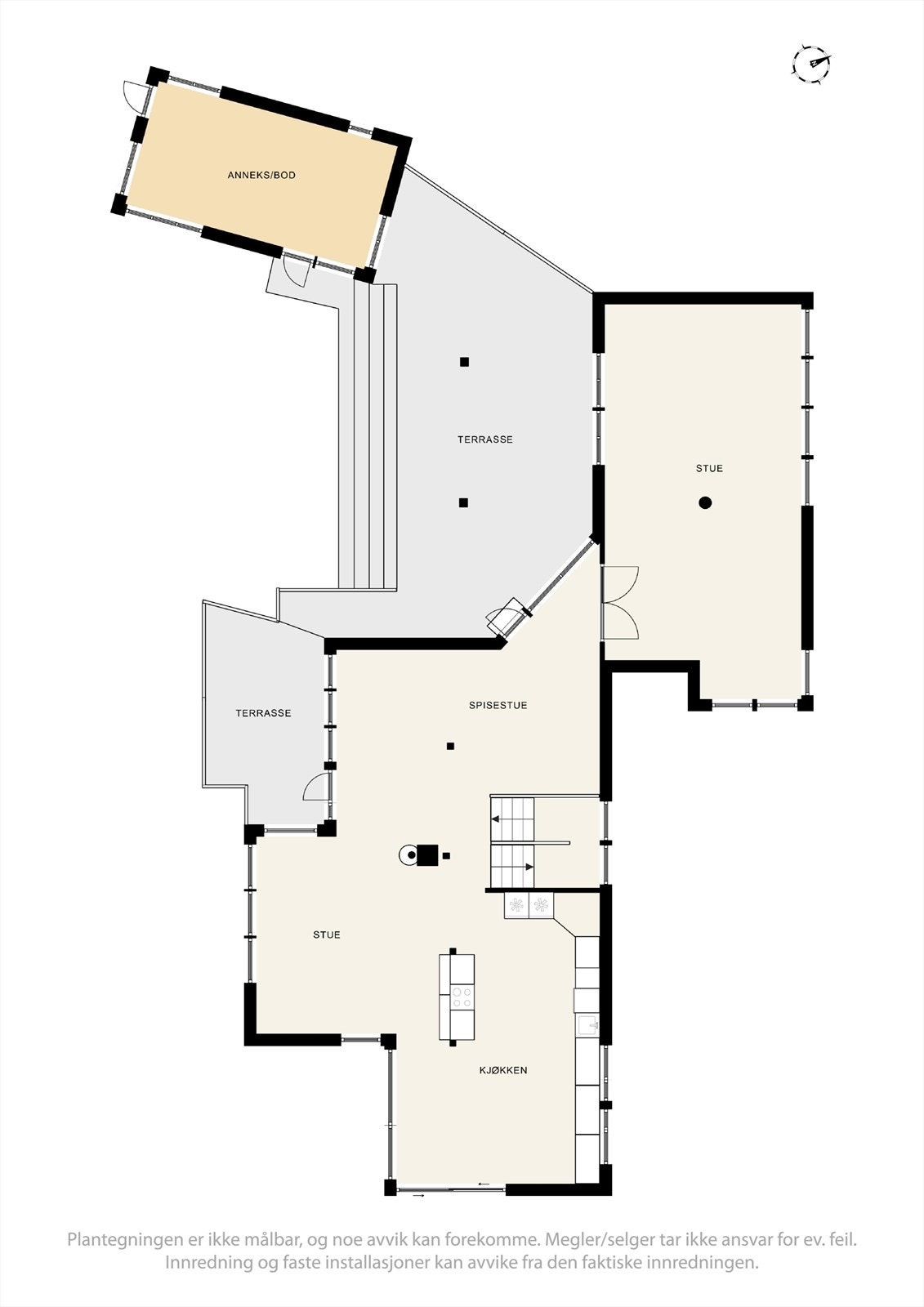 Plantegning 1. etasje. Galleribilde