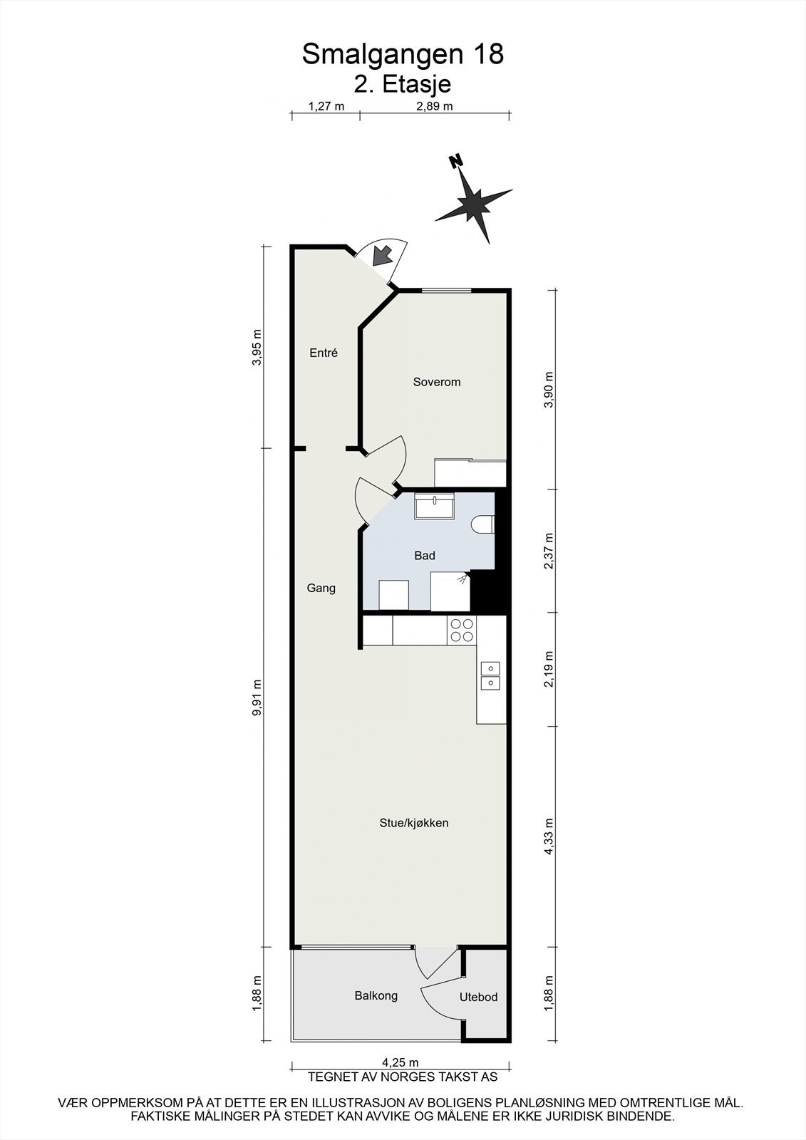 Plantegning Galleribilde