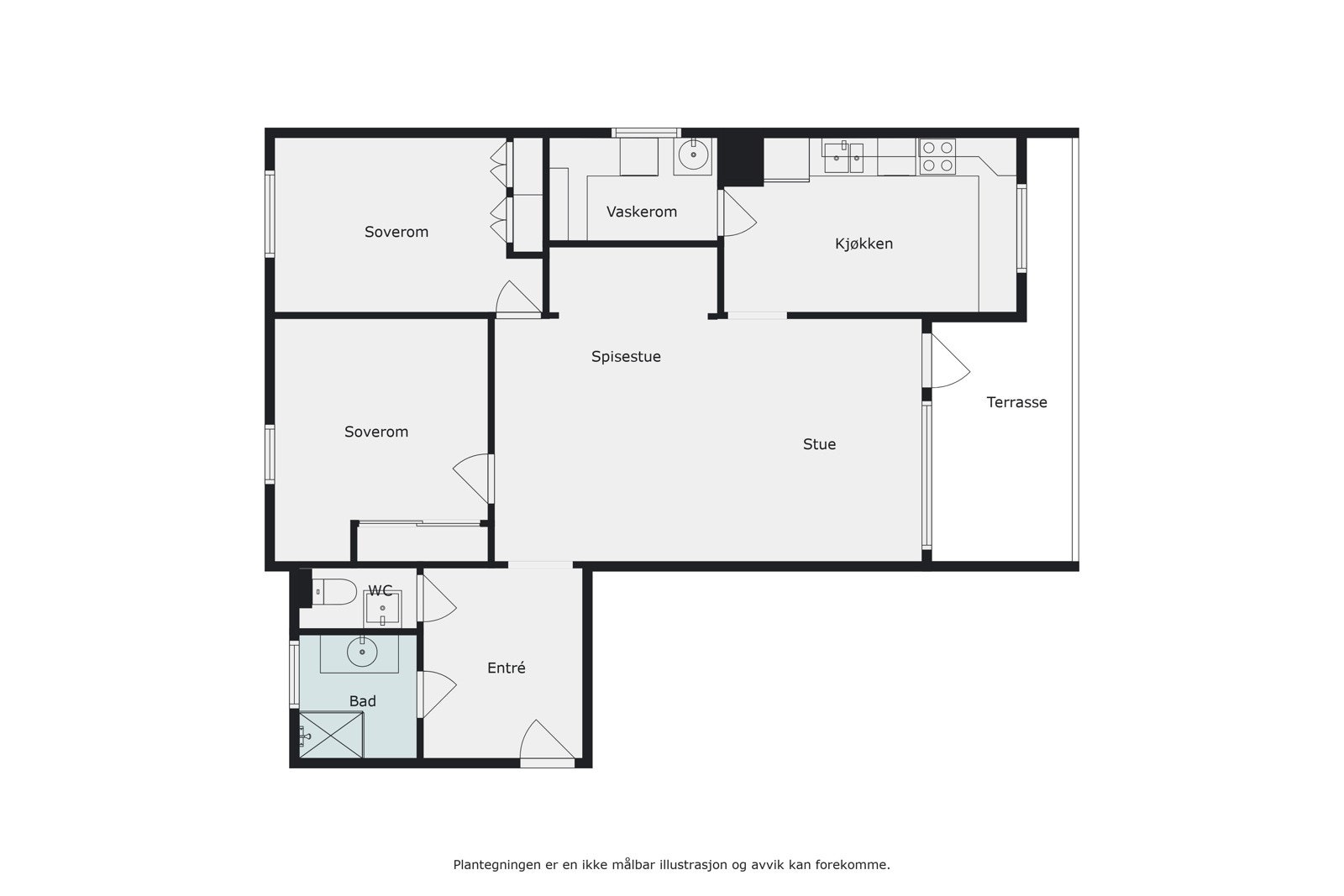 Plantegning Galleribilde