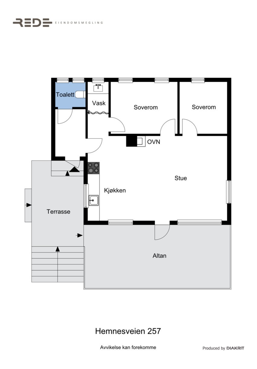 Planskisse Galleribilde