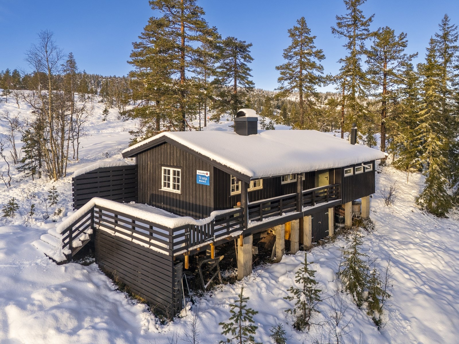 Solrikt og barnevennlig, med god boltreplass rundt seg. Galleribilde