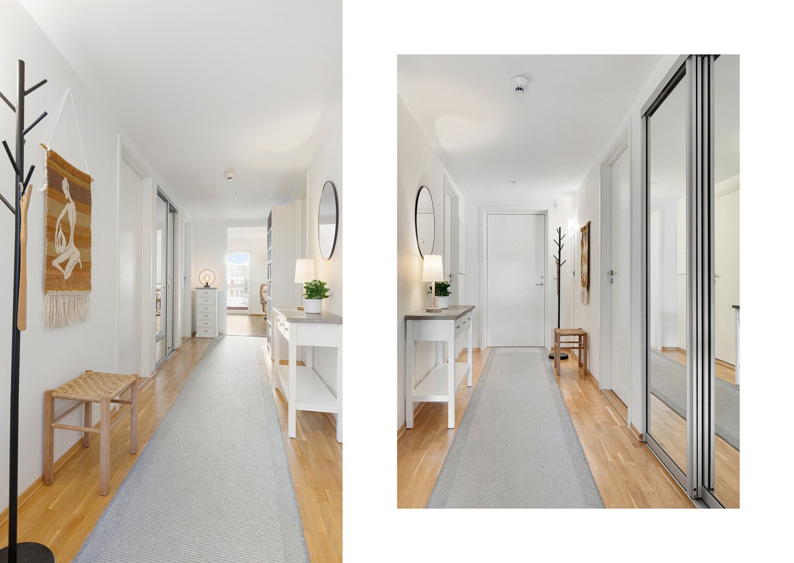 God plass til å henge fra seg yttertøy før en tar seg videre inn i leiligheten! Galleribilde