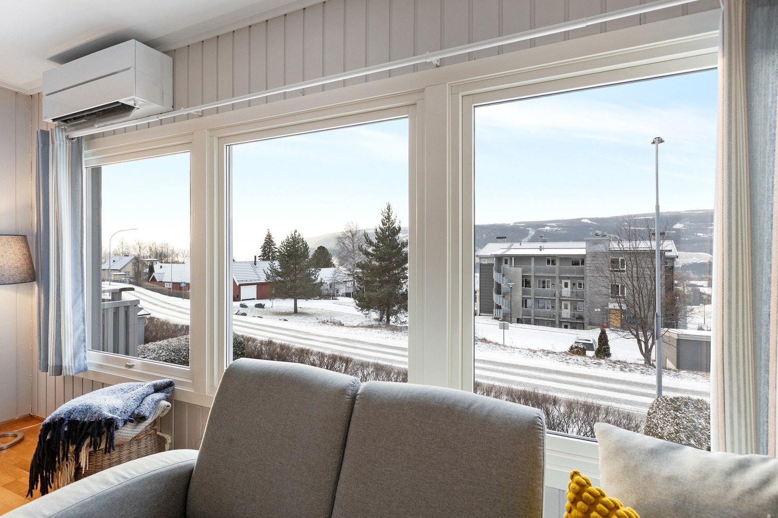 Varmepumpen er fra 2021. Galleribilde