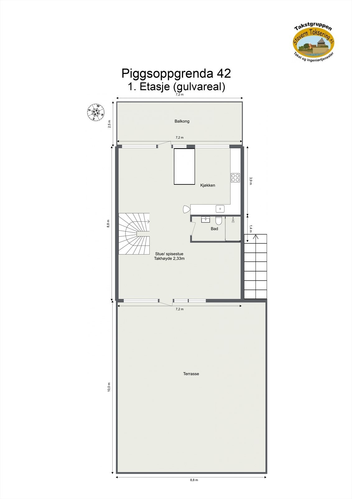 Plantegning 1. etasje. Galleribilde