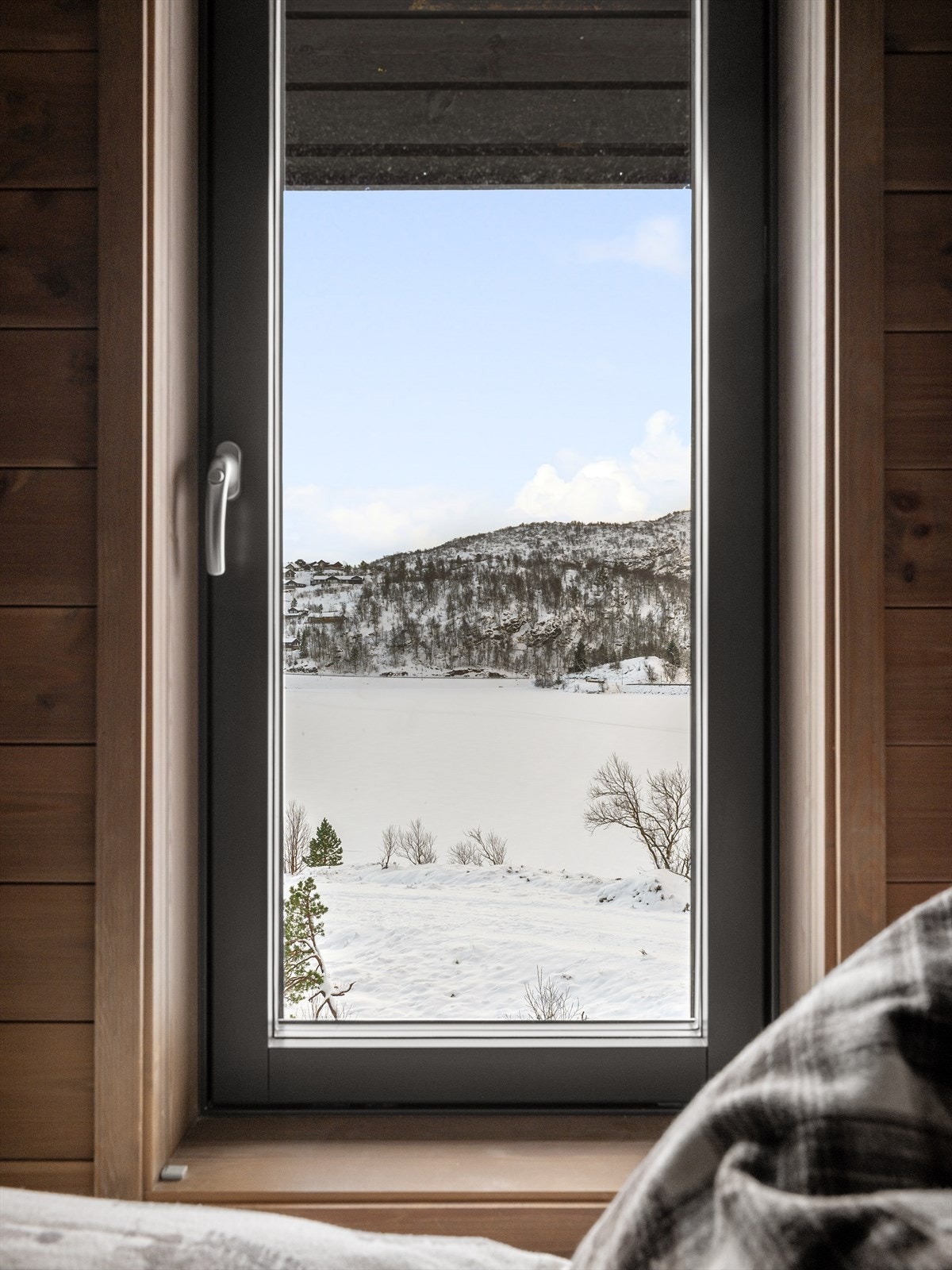 Utsikt fra senga Galleribilde