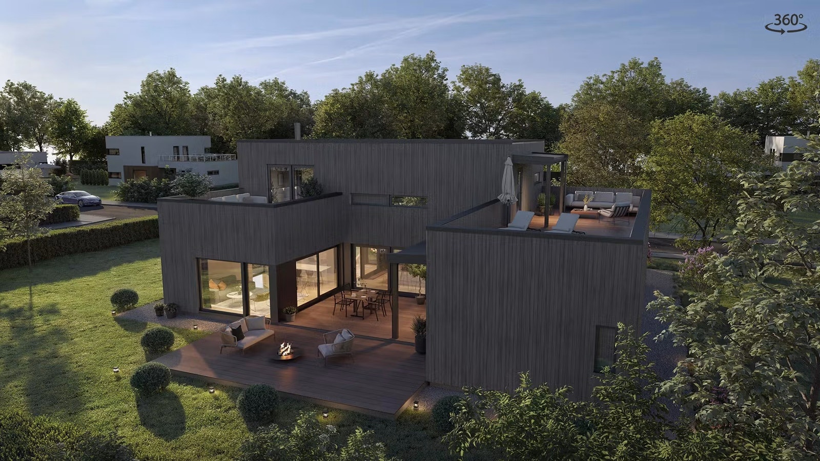 Høvik 2, vårt populære artriumhus Galleribilde