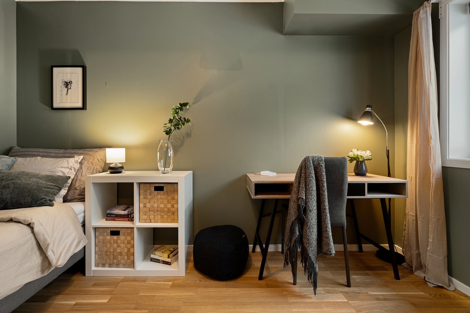 Dette soverommet er også av god størrelse og er målt til 7,66 m². Galleribilde