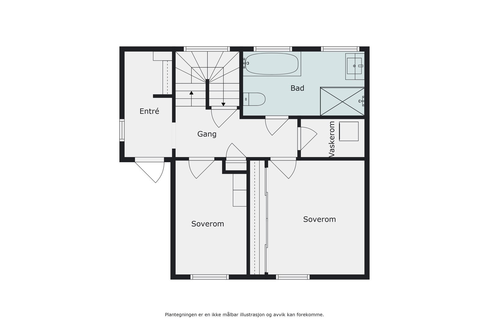 Plantegning kjeller Galleribilde