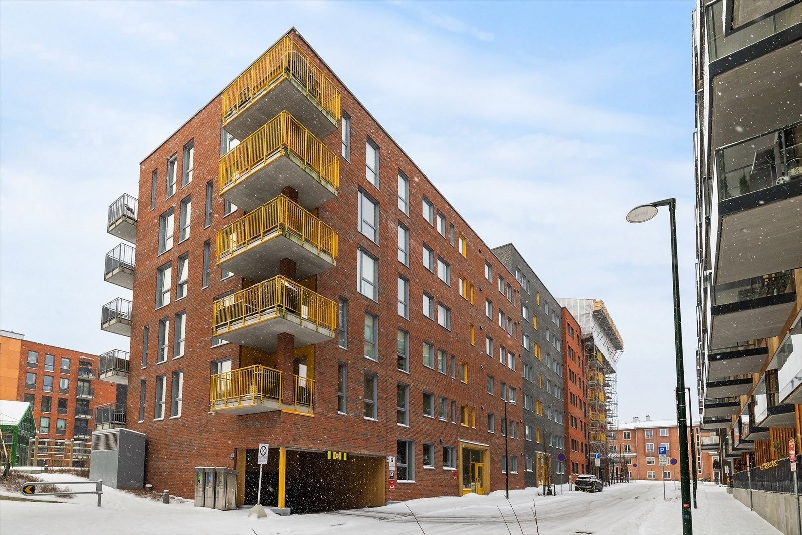 Fasade mot Bjarne Haugens gate Galleribilde