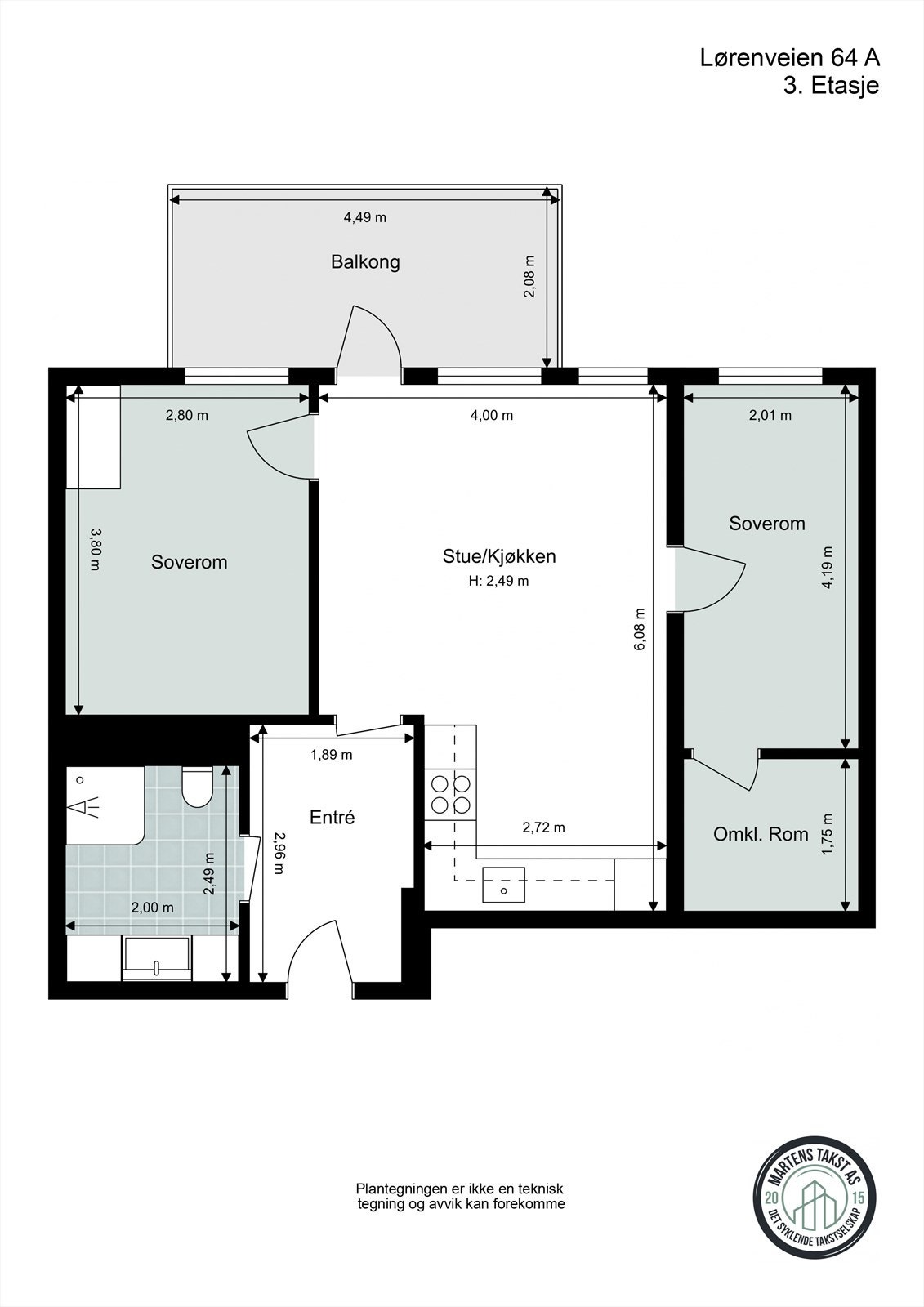 Plantegning. Galleribilde