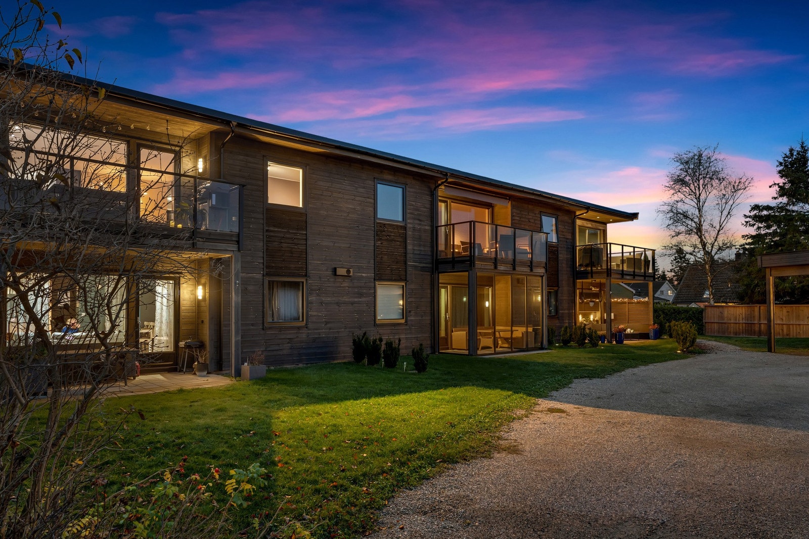 På balkongen kan man nyte fine sommerkvelder! Galleribilde