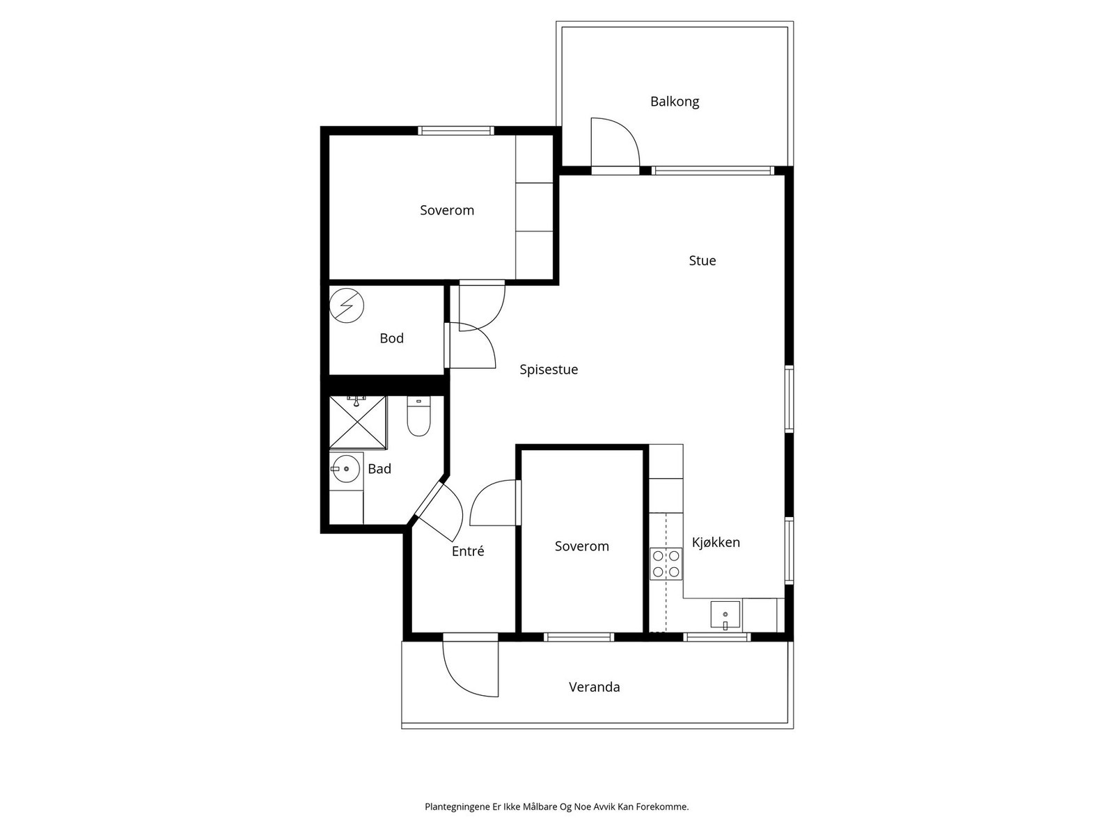 Plantegning Galleribilde