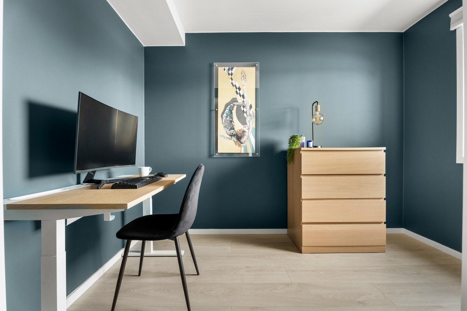 Her kan det være både kontor og soverom. Galleribilde