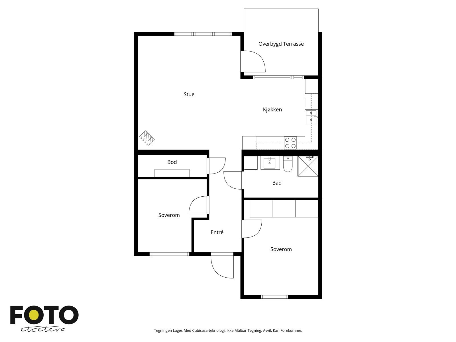 Planskisse - ikke målbar. Galleribilde