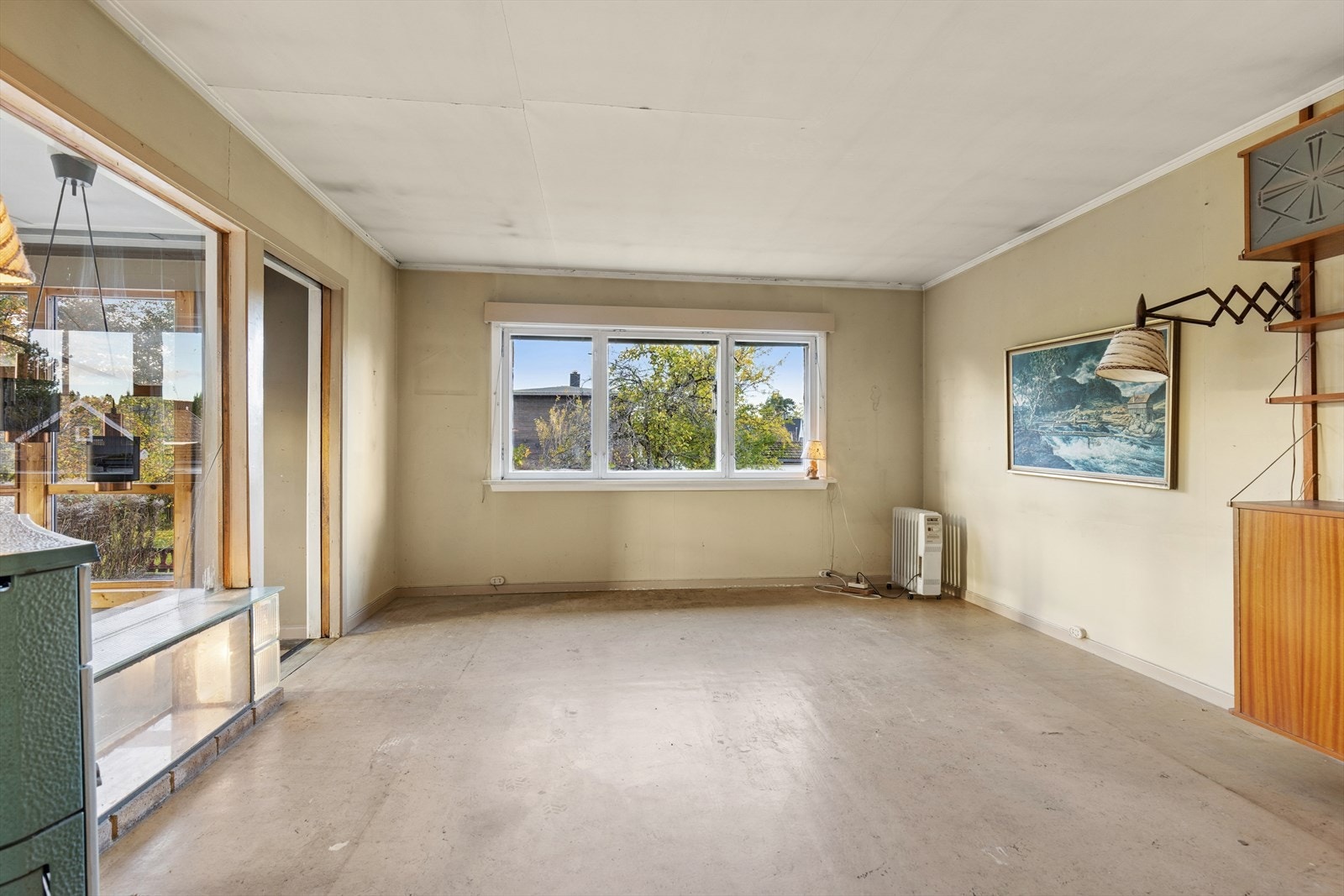 Stue med plass til sofagruppe og annet ønsket innventar. Galleribilde