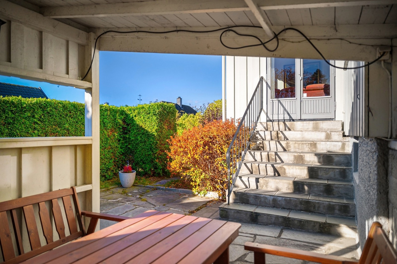 Overbygget del av markterrasse Galleribilde