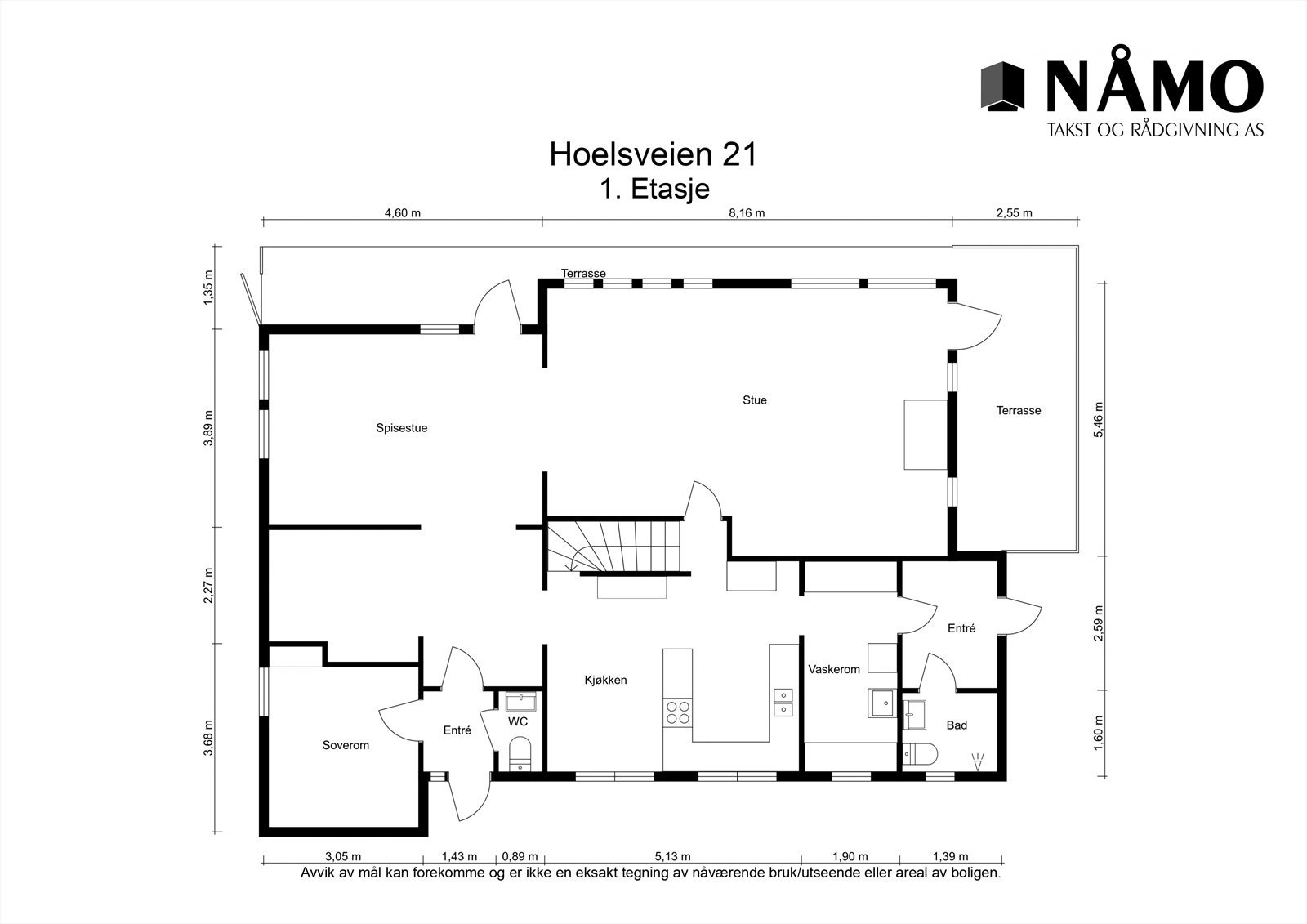 Plantegning 1. etasje Galleribilde