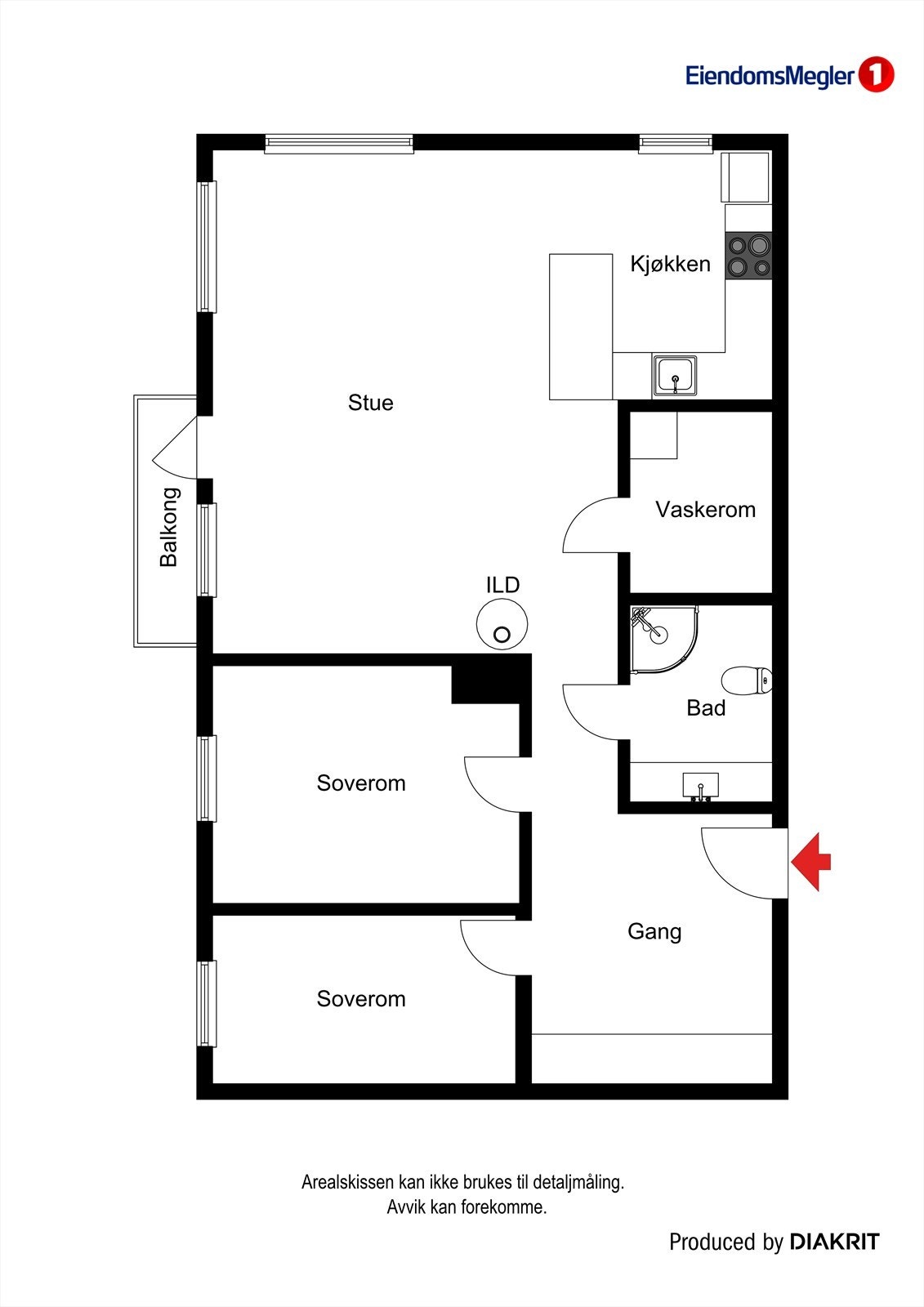 Plantegning Galleribilde