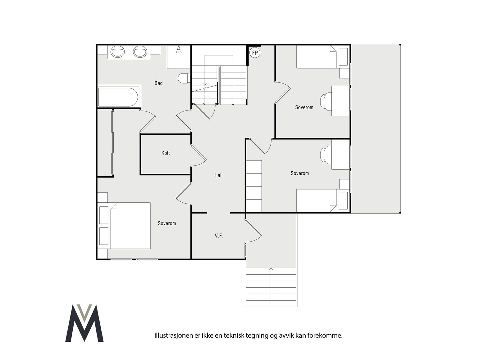 Morvikbrekkene 1 etg Galleribilde