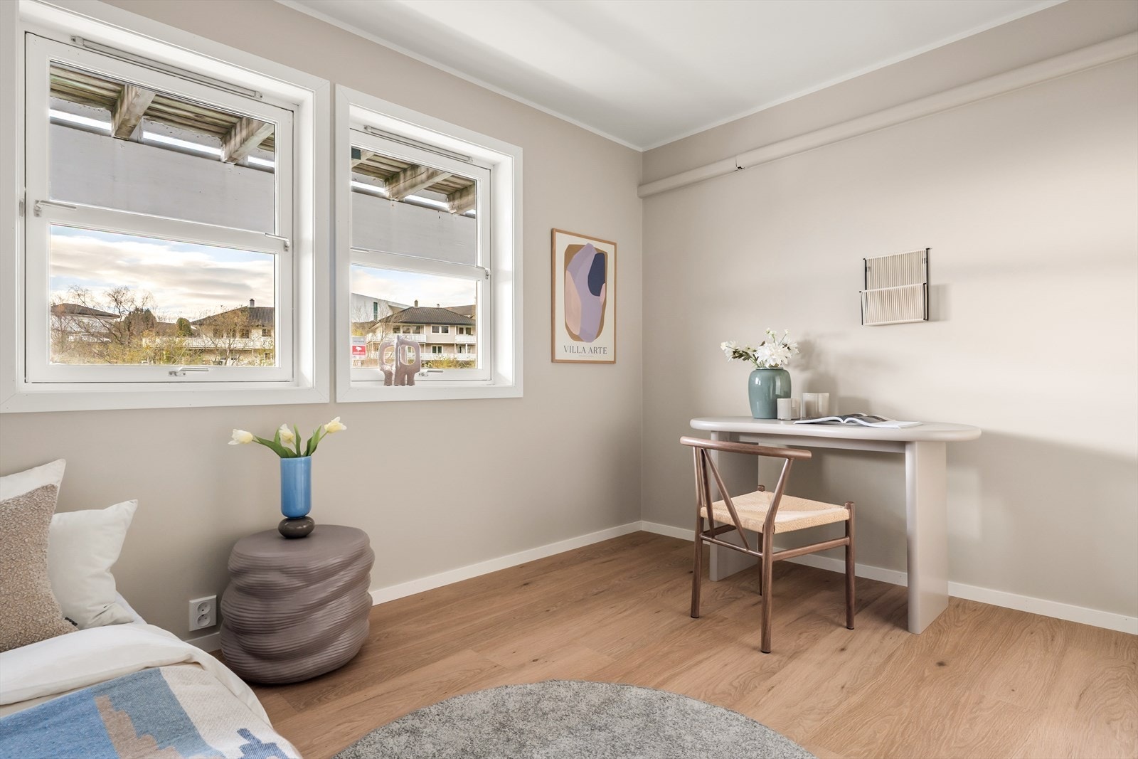 Her er det god plass til garderobeløsninger. Galleribilde