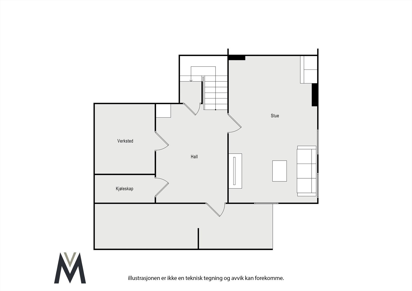 Morvikbrekkene u. etg Galleribilde