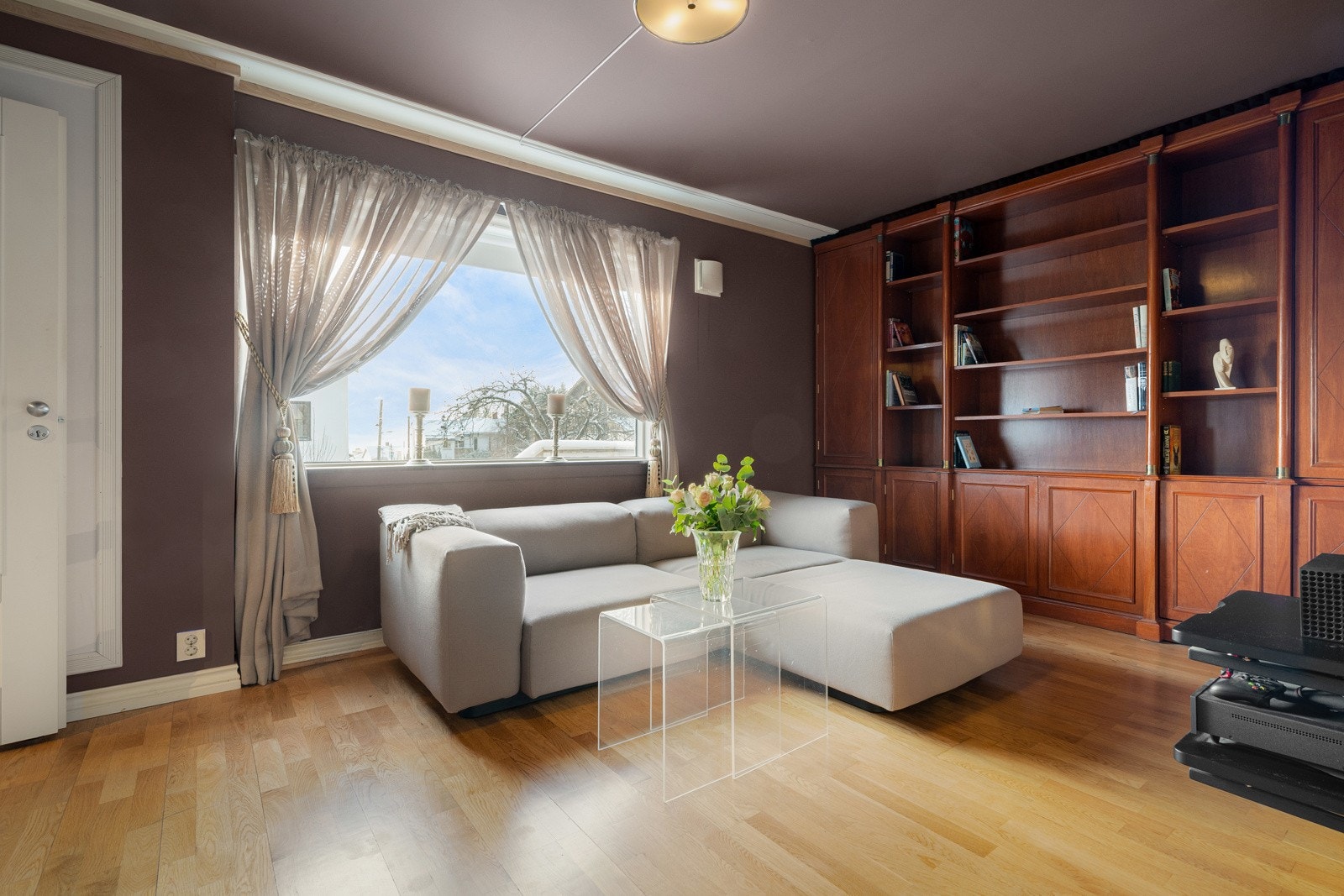 Boligen har også vannbåren varme fra pelletsanlegg. Galleribilde