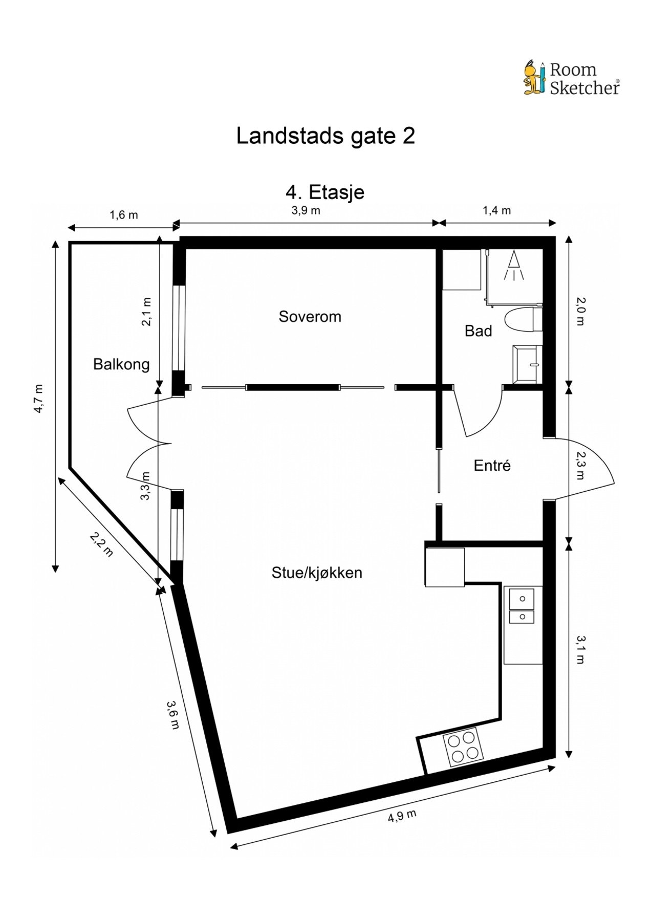 Plantegning Galleribilde
