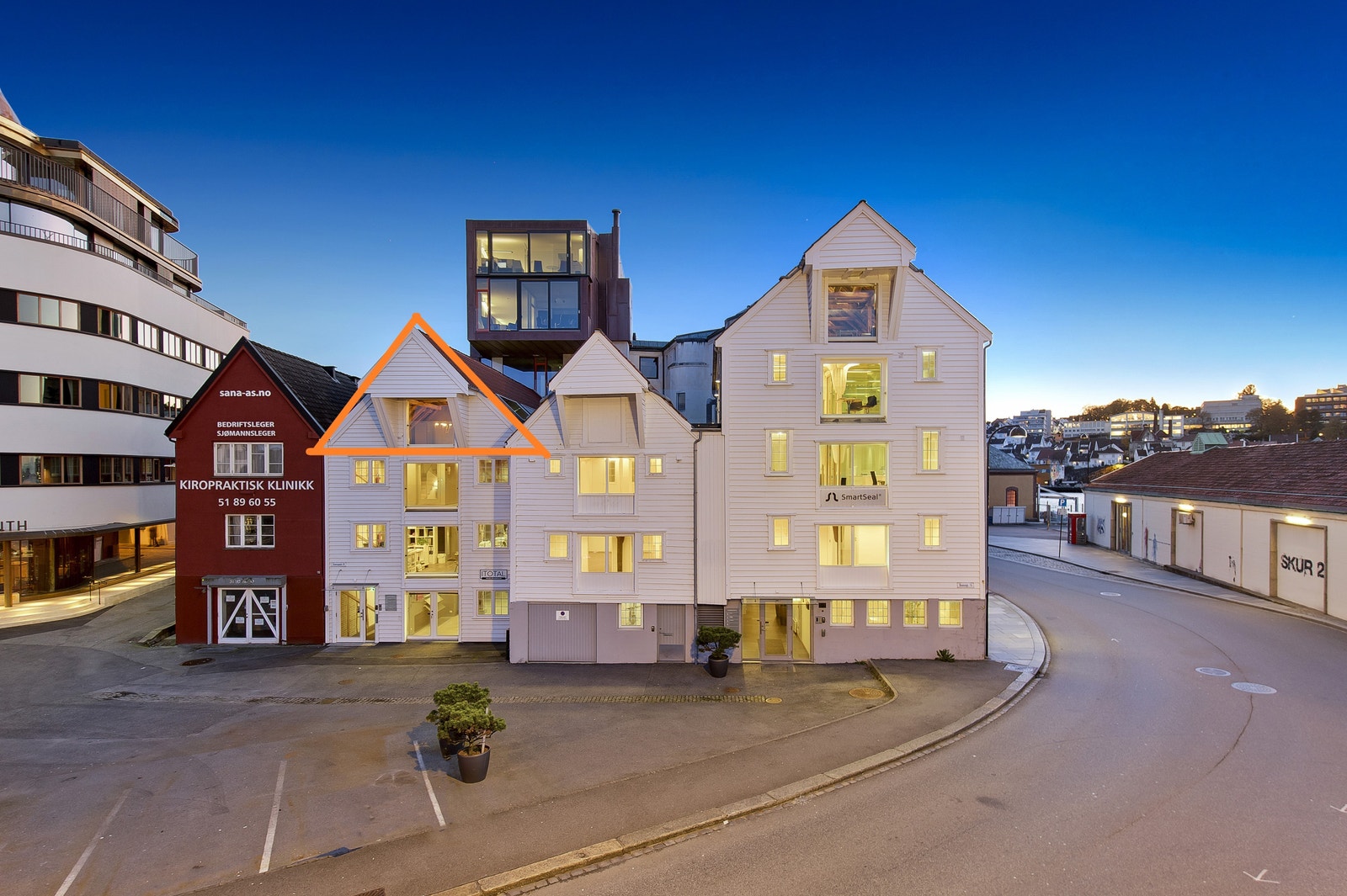 Plassen foran sjøhusene skal opparbeides Galleribilde