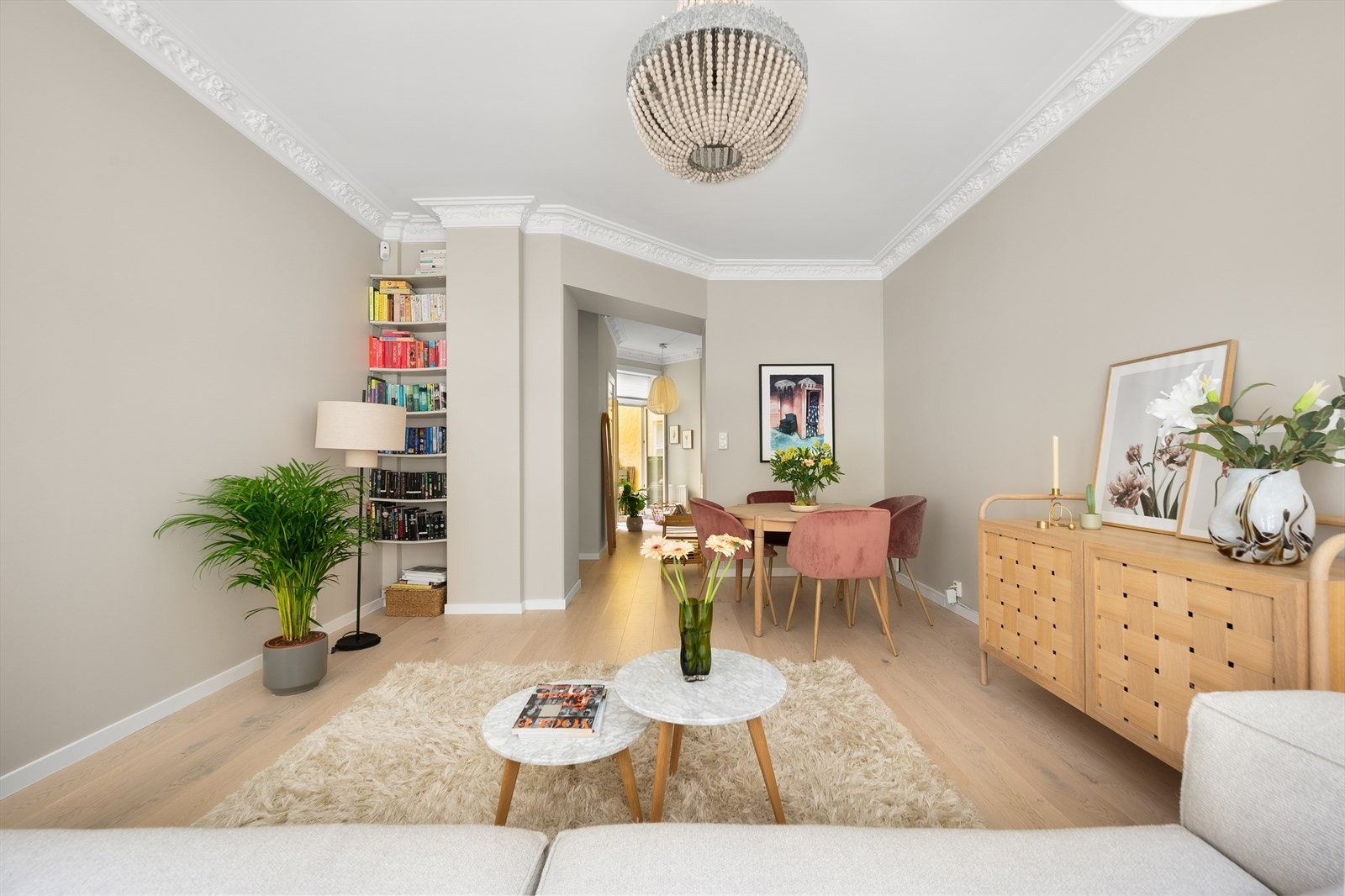 Rommet har en planløsning som gjør det enkelt å møblere etter ønske og behov. Galleribilde