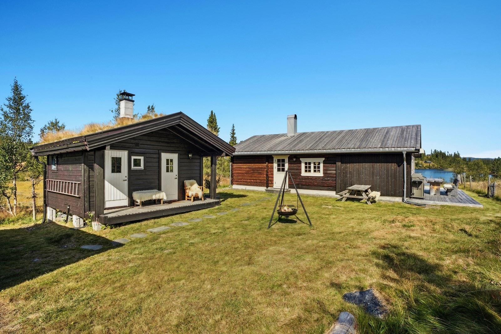 Her er det rom for å danne flere soner hvor utetilværelsen kan nytes. Galleribilde