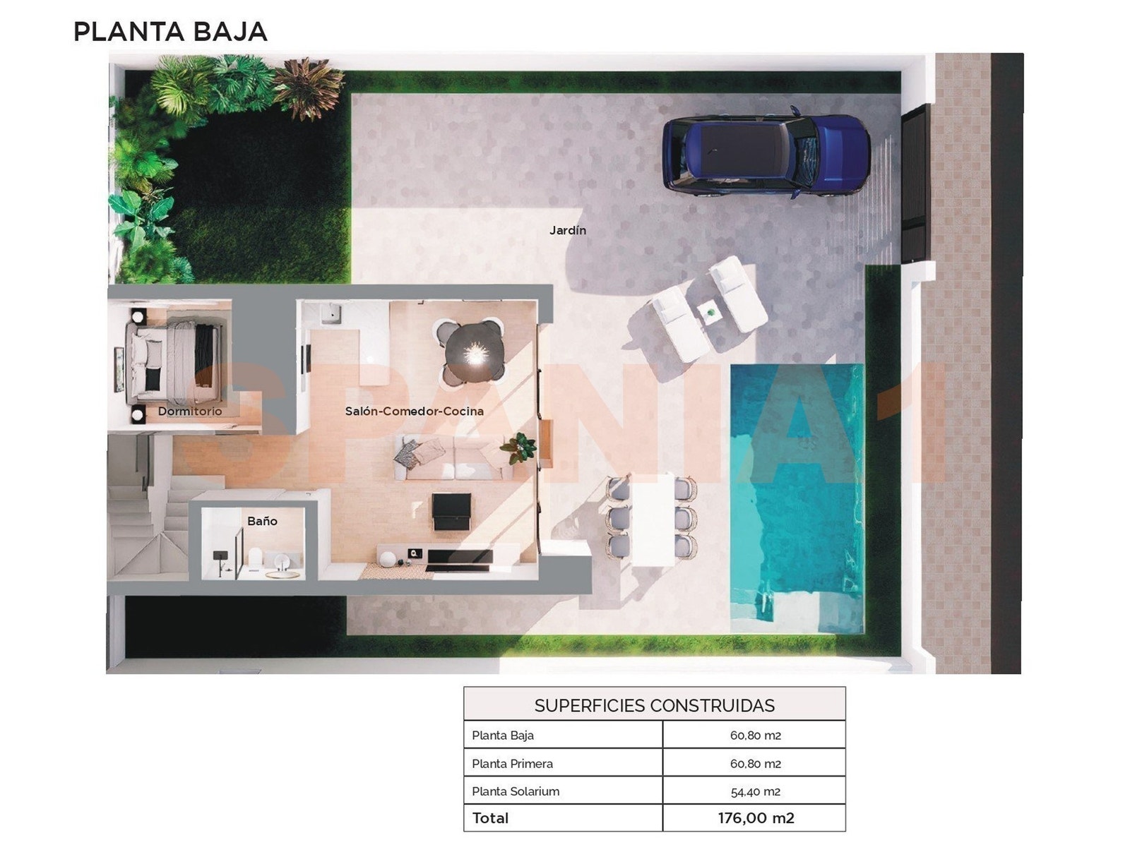 Plantegning 1.etg Galleribilde