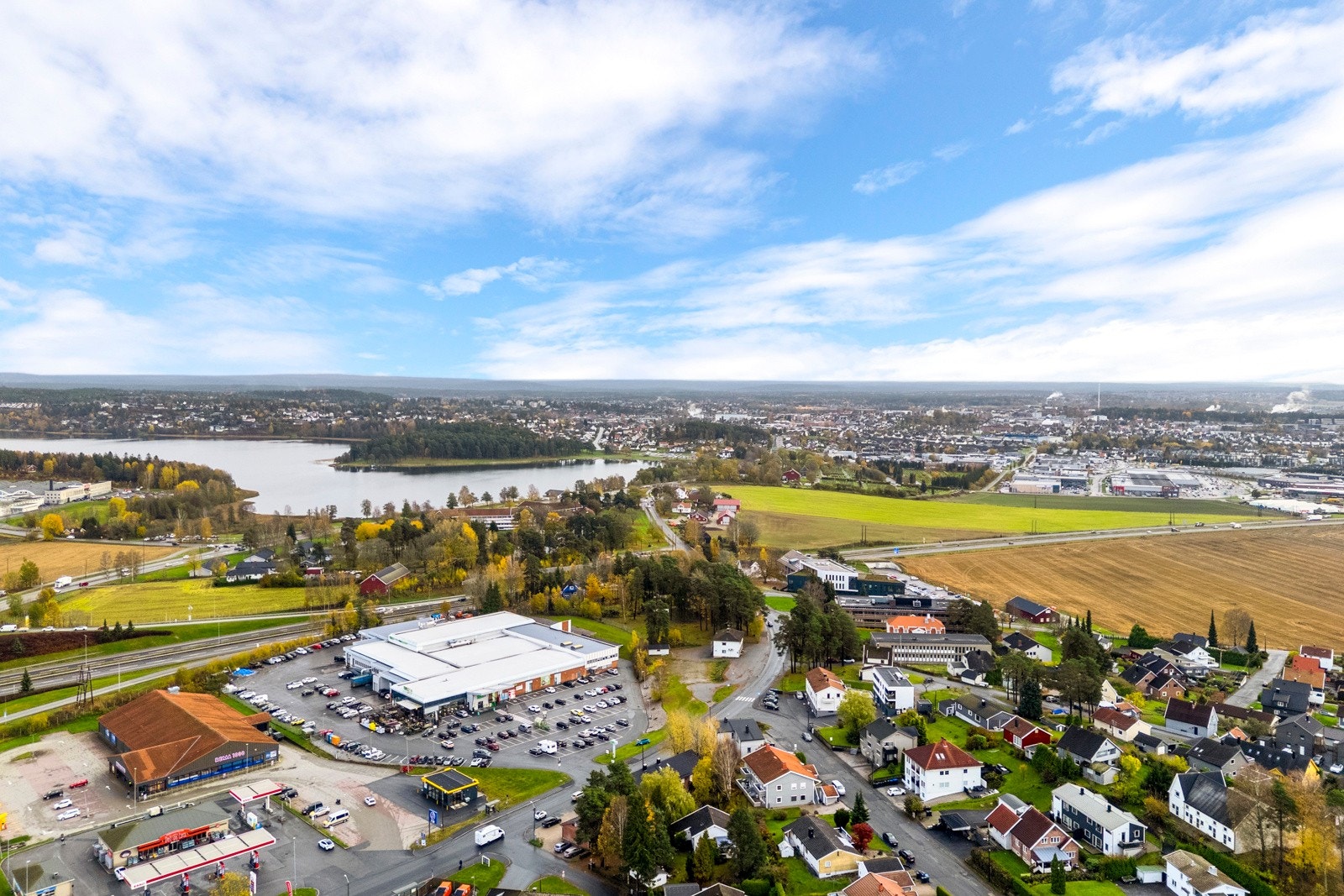 Gode kommunikasjoner med kort vei ut på E6 Galleribilde