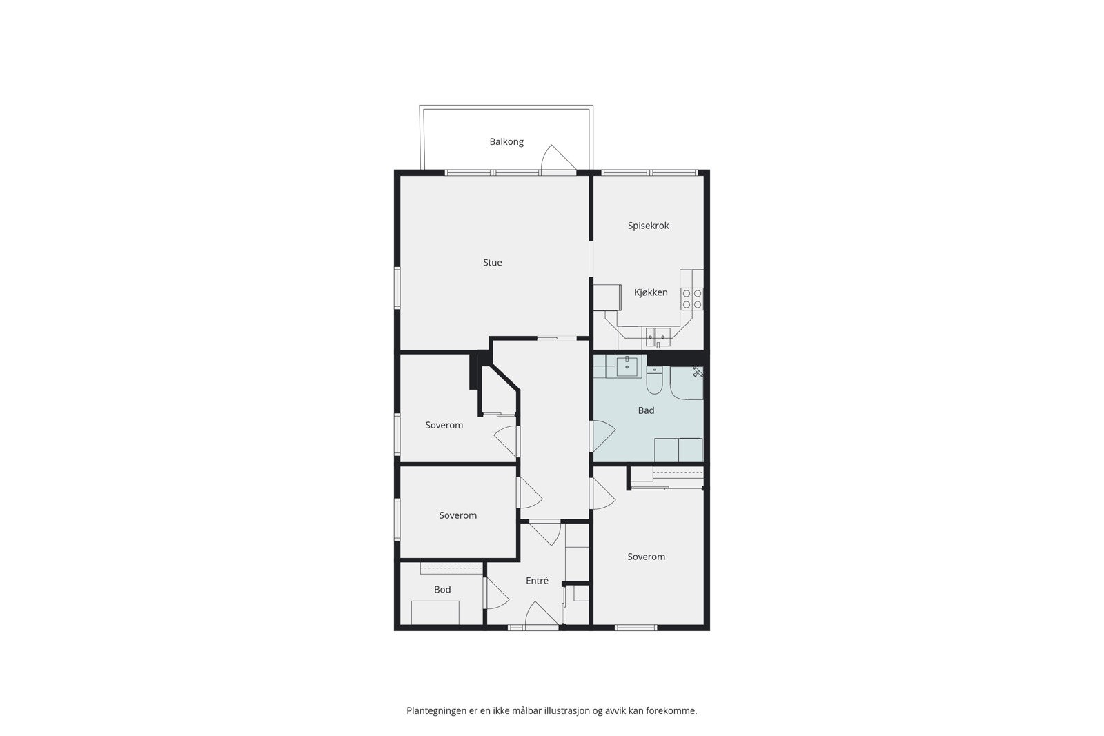 Plantegning Galleribilde