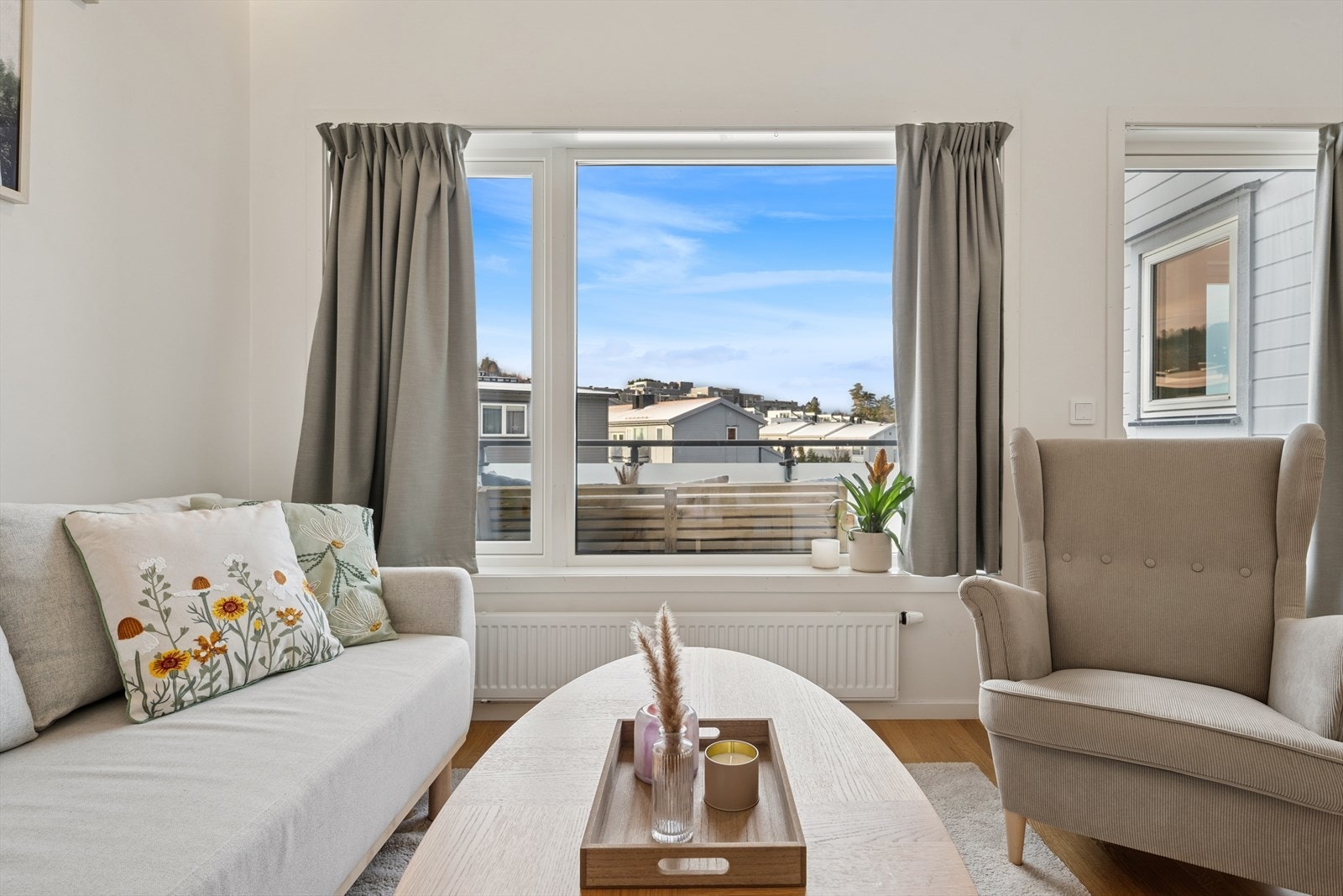 Gode lysforhold sammen med tidsriktige farge- og materialvalg gjør det enkelt å innrede. Galleribilde