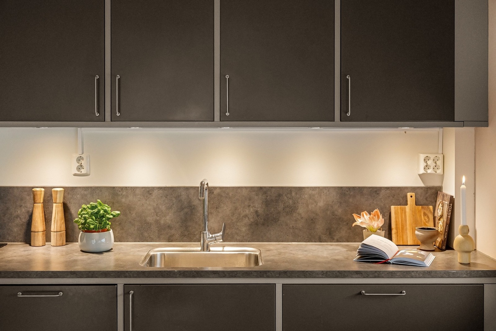 Alle hvitevarene er integrerte Galleribilde