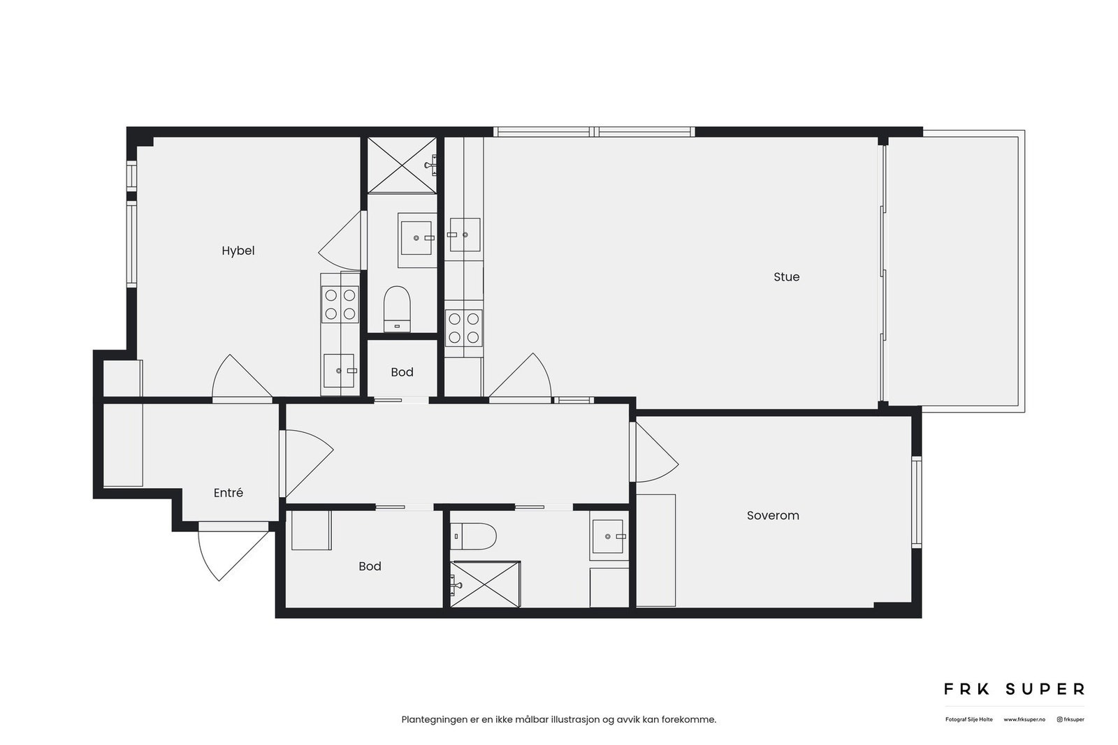 Plantegning Galleribilde