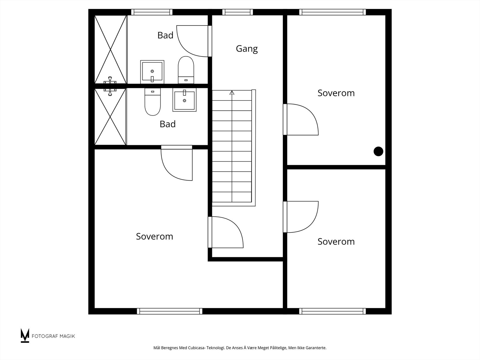 Plantegning 2.etasje Galleribilde