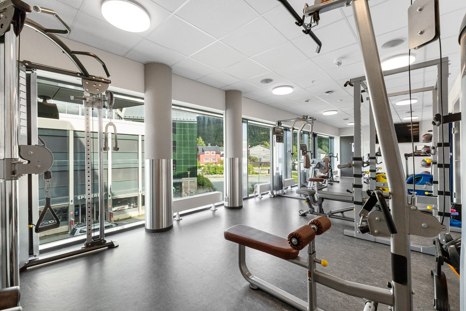 Tilgang til flotte Plussarealer som avbildet her, treningsrom. Galleribilde