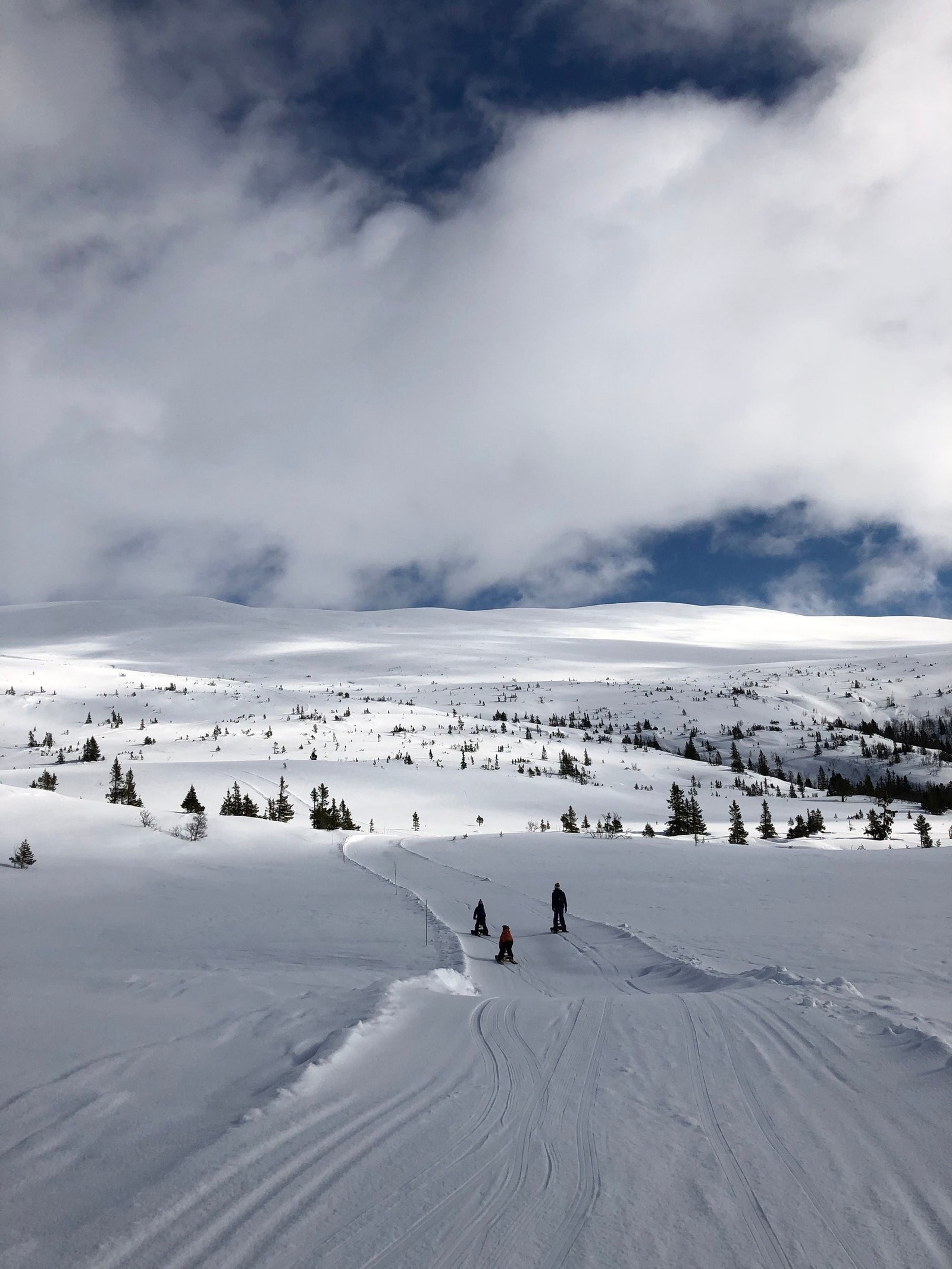 Nydelige omgivelser å gå langrenn i, både for de minste og de eldste Galleribilde