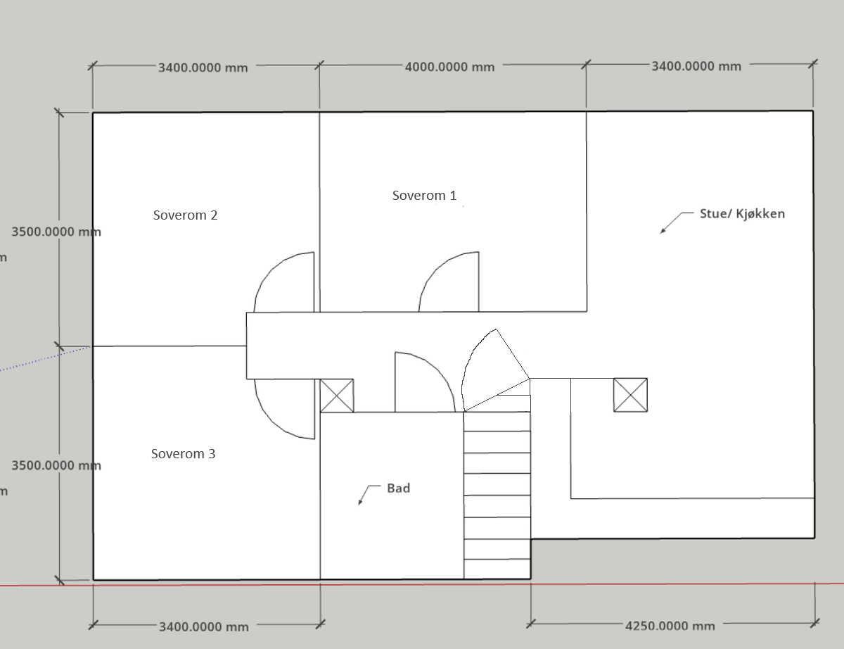 Plantegning Galleribilde