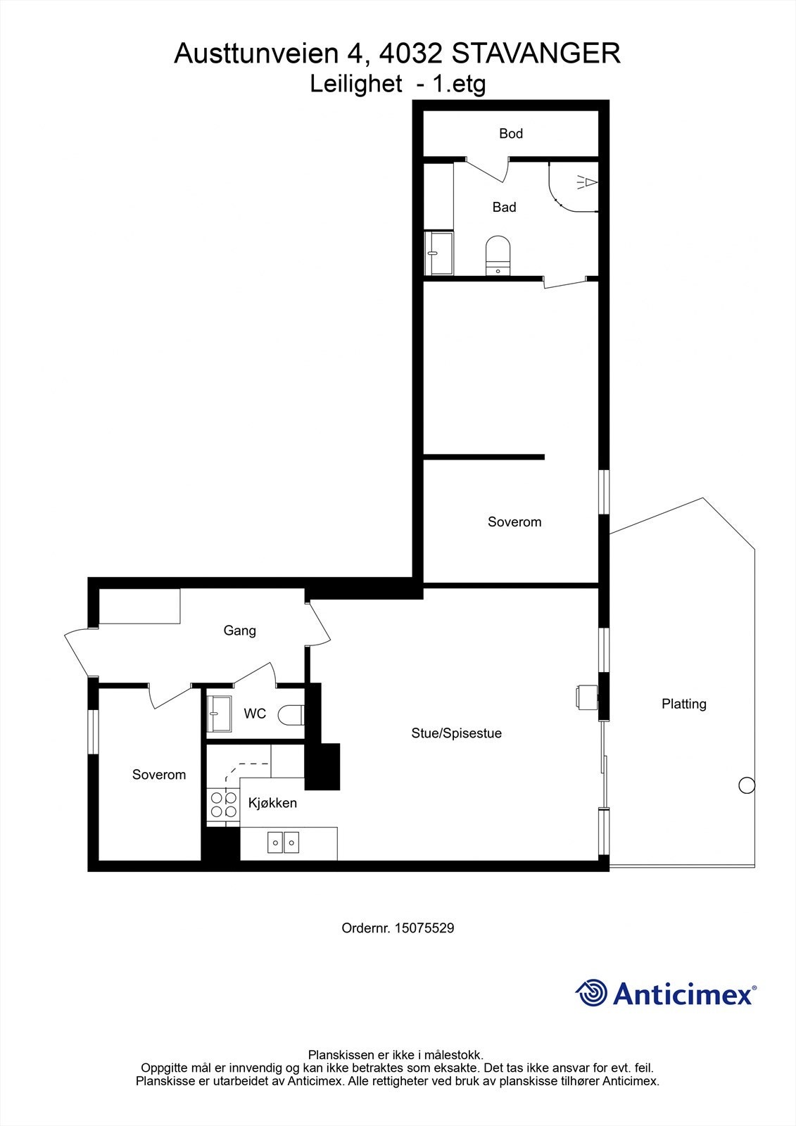 Plantegning Galleribilde