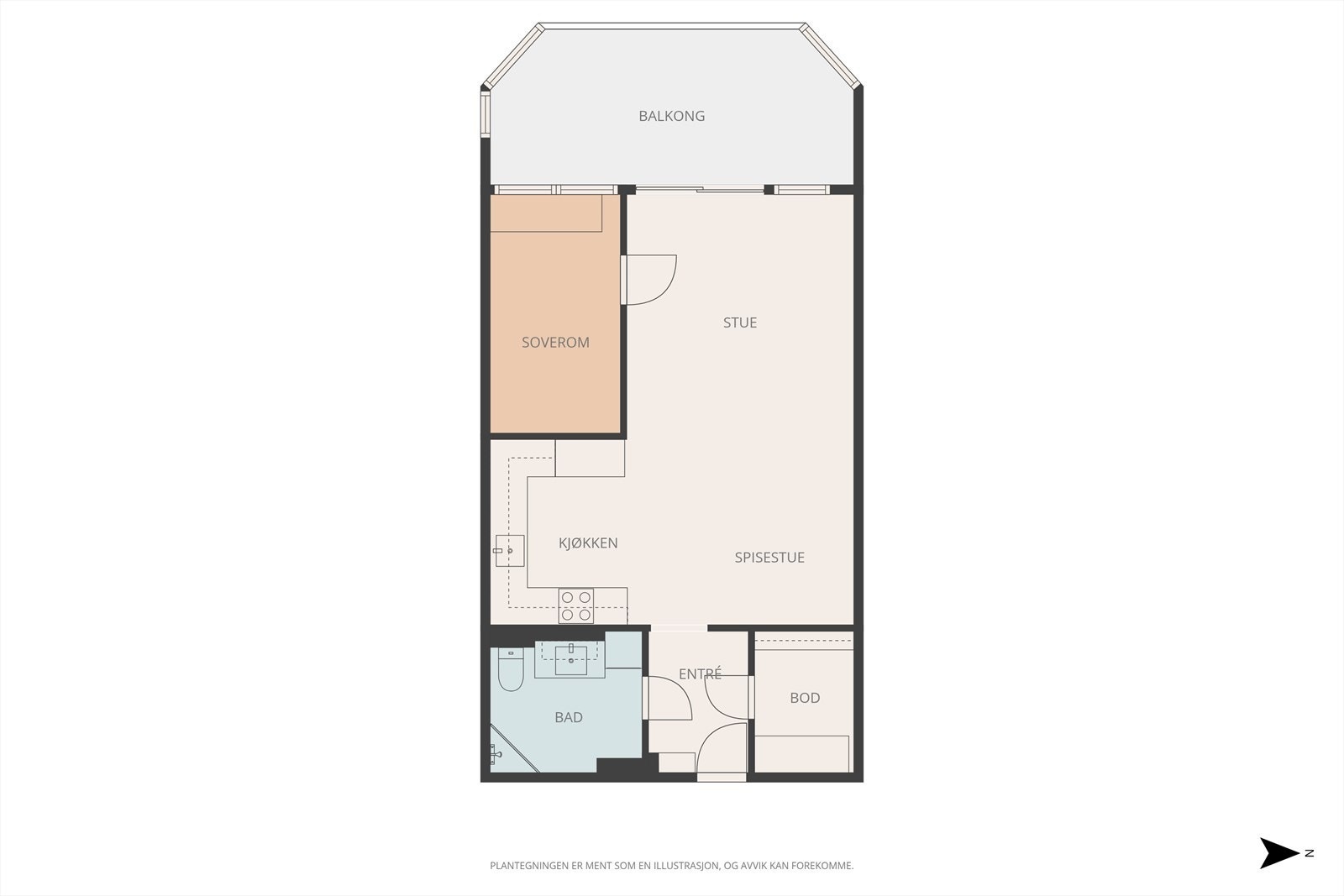 Plantegning Galleribilde